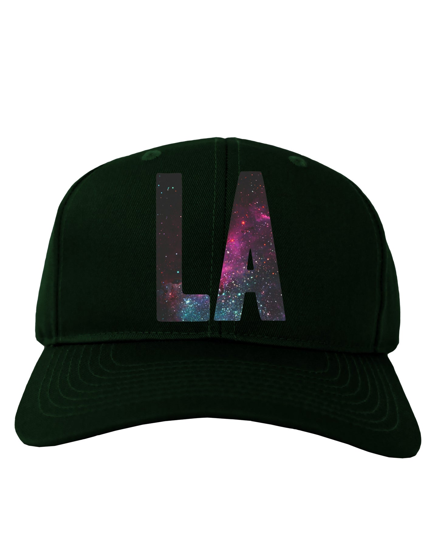 LA Outer Space Desgin Adult Dark Baseball Cap Hat-Baseball Cap-TooLoud-Hunter-Green-One Size-Davson Sales