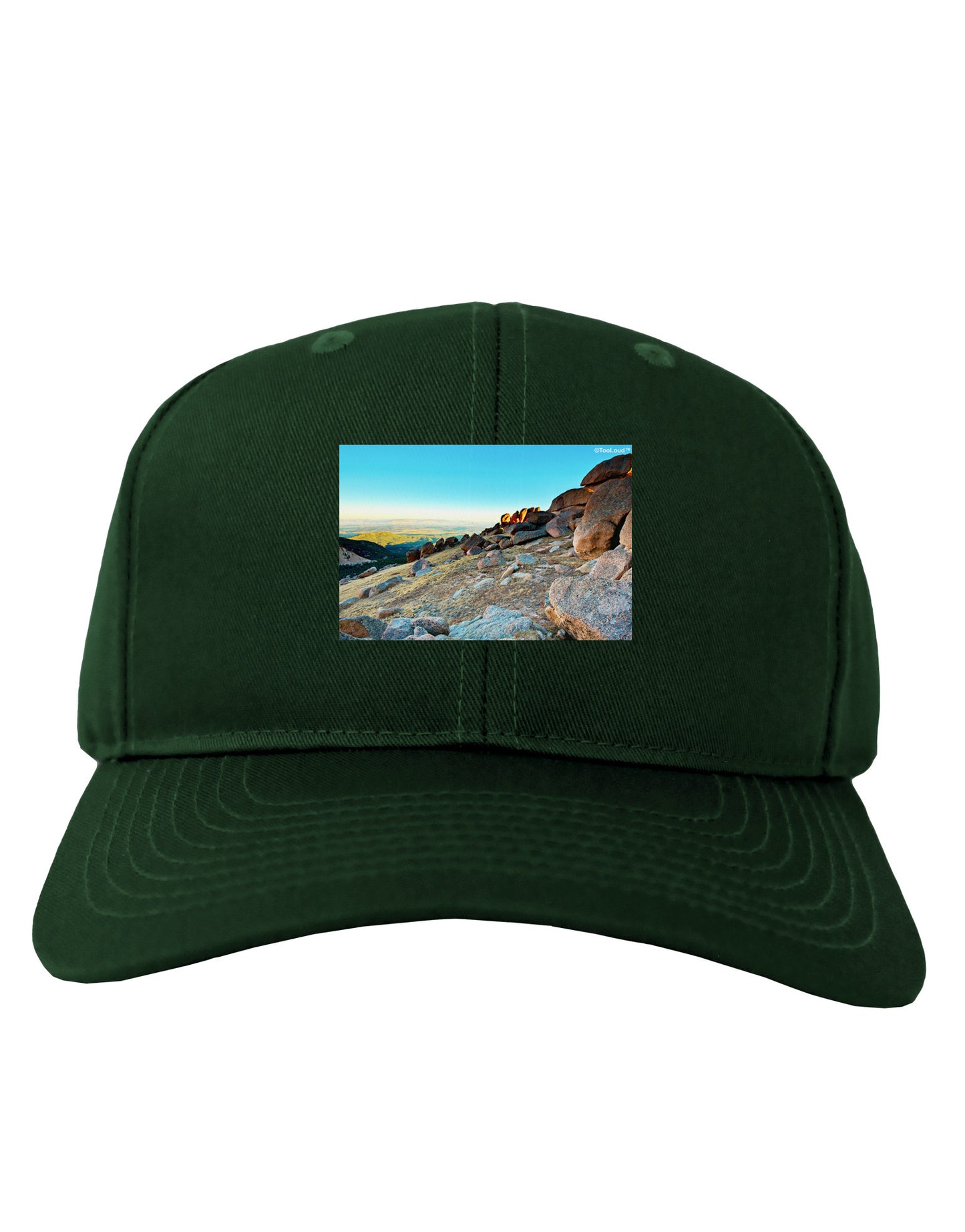 CO Rockies View Adult Dark Baseball Cap Hat-Baseball Cap-TooLoud-Hunter-Green-One Size-Davson Sales