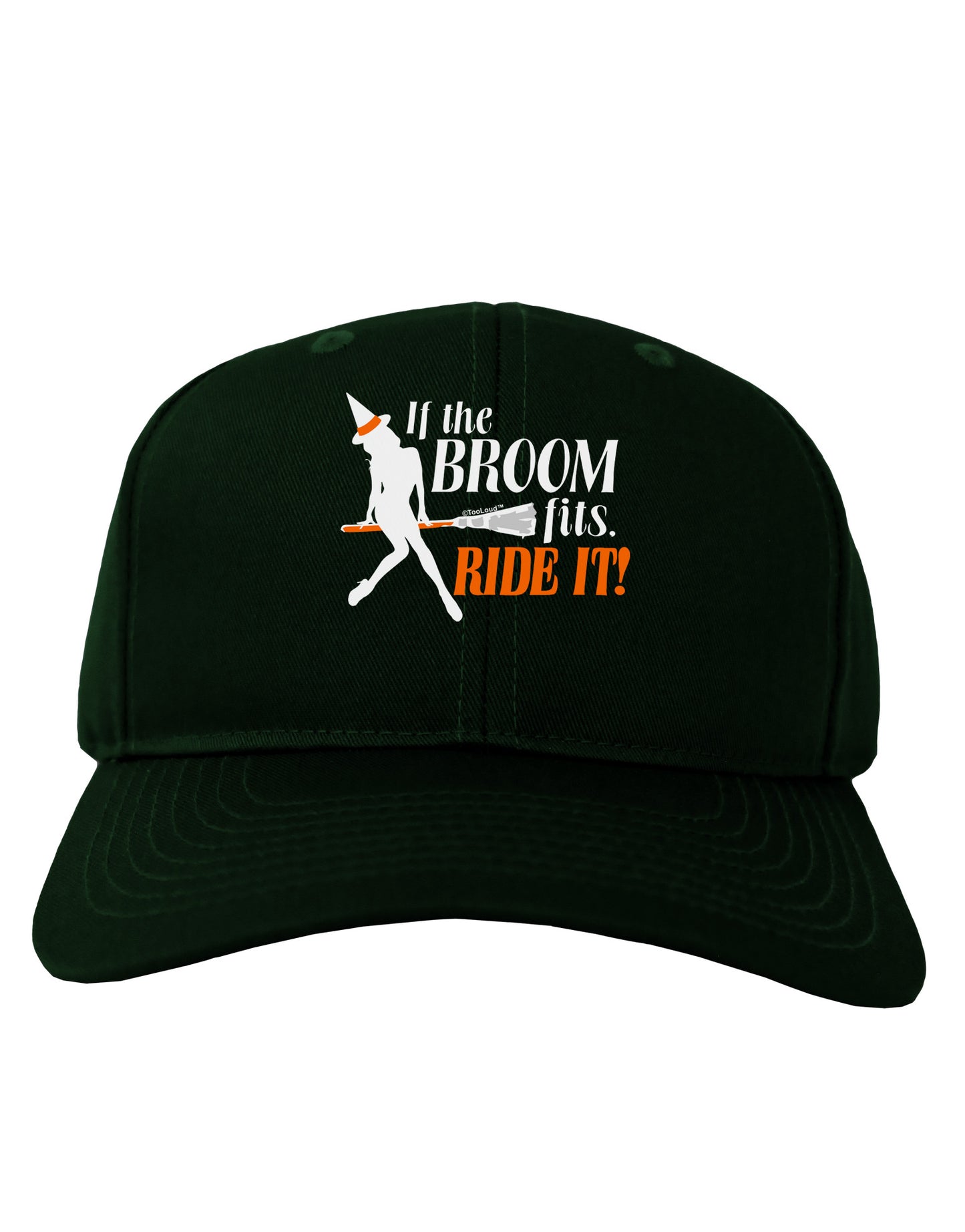 Ride It Orange Adult Dark Baseball Cap Hat-Baseball Cap-TooLoud-Hunter-Green-One Size-Davson Sales