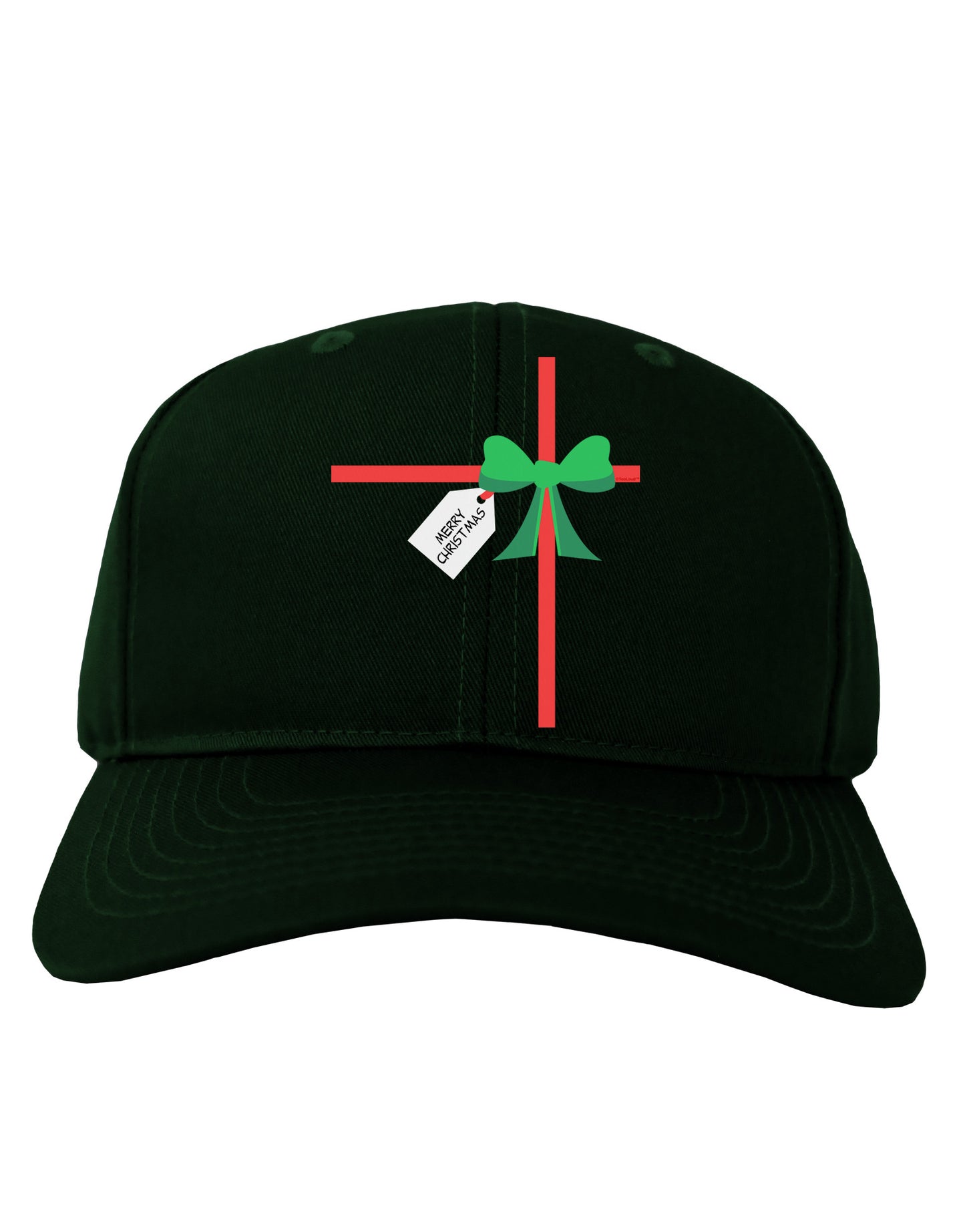 Merry Christmas Present Gift Adult Dark Baseball Cap Hat-Baseball Cap-TooLoud-Hunter-Green-One Size-Davson Sales