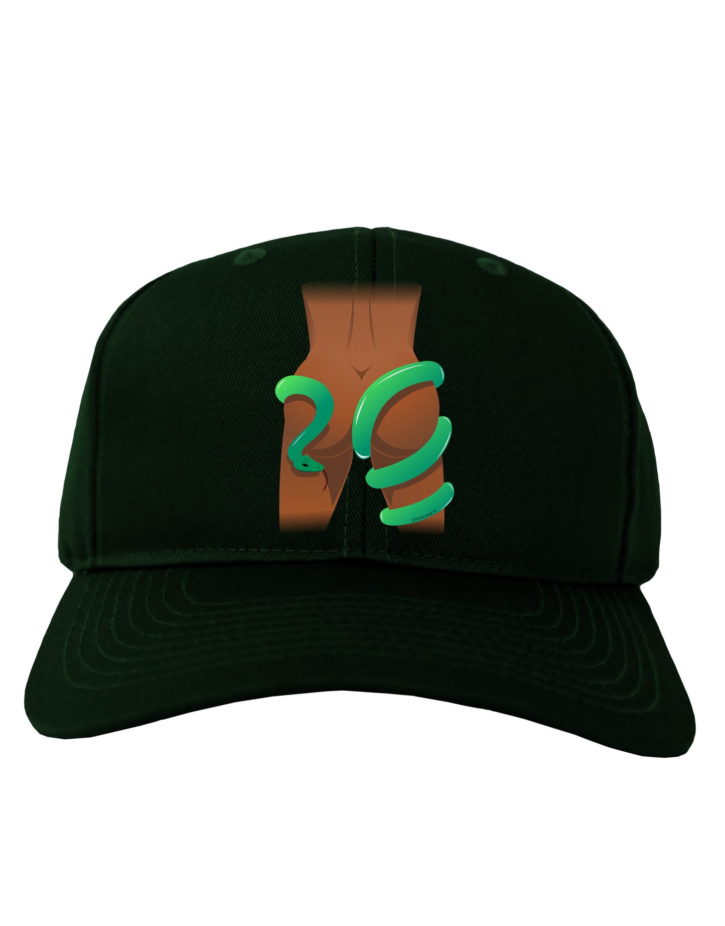 Lady Anaconda Design Dark Adult Dark Baseball Cap Hat-Baseball Cap-TooLoud-Hunter-Green-One Size-Davson Sales