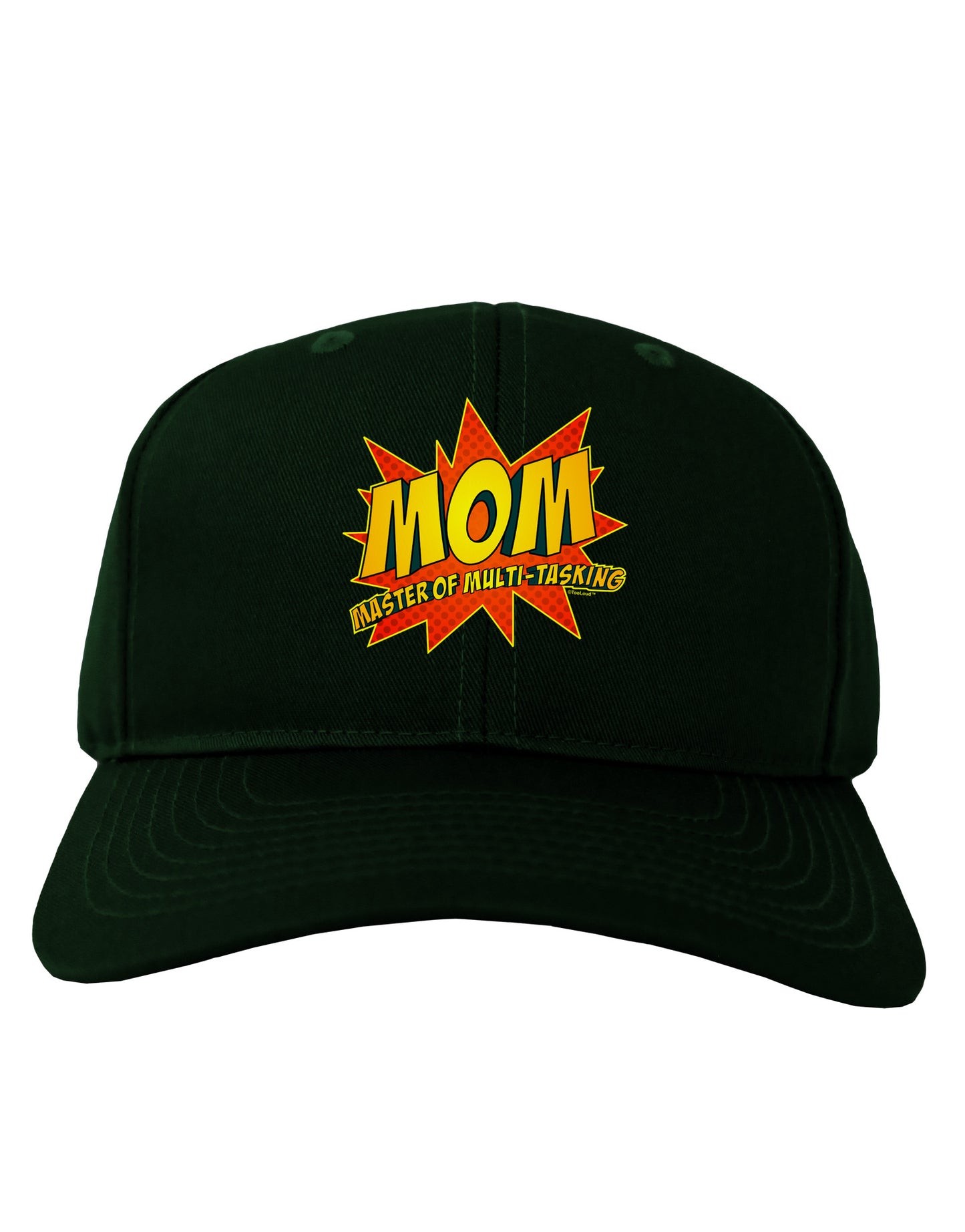 Mom Master Of Multi-tasking Adult Dark Baseball Cap Hat-Baseball Cap-TooLoud-Hunter-Green-One Size-Davson Sales
