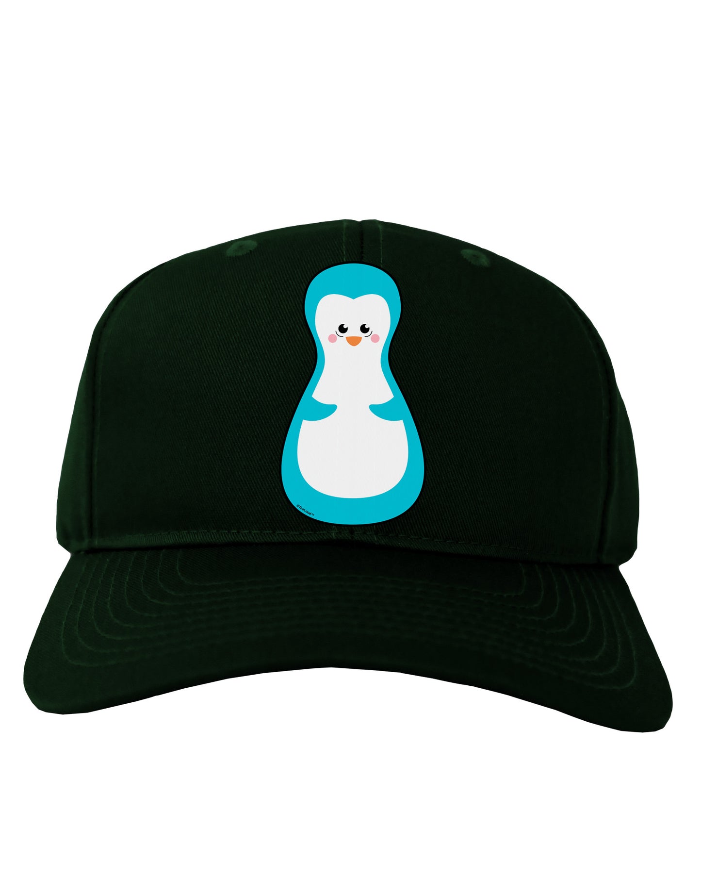 Cute Penguin Matryoshka Nesting Doll - Christmas Adult Dark Baseball Cap Hat-Baseball Cap-TooLoud-Hunter-Green-One Size-Davson Sales