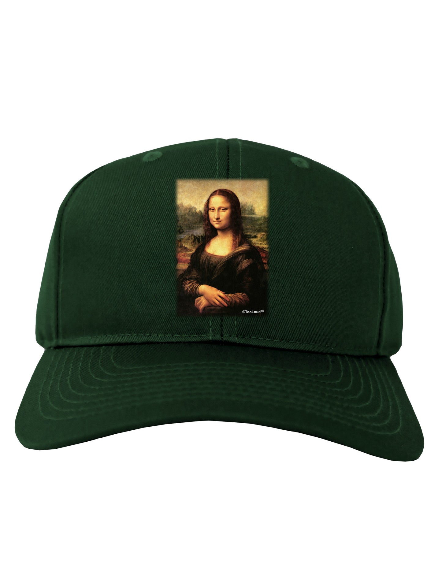 Mona Painting Adult Dark Baseball Cap Hat-Baseball Cap-TooLoud-Hunter-Green-One Size-Davson Sales