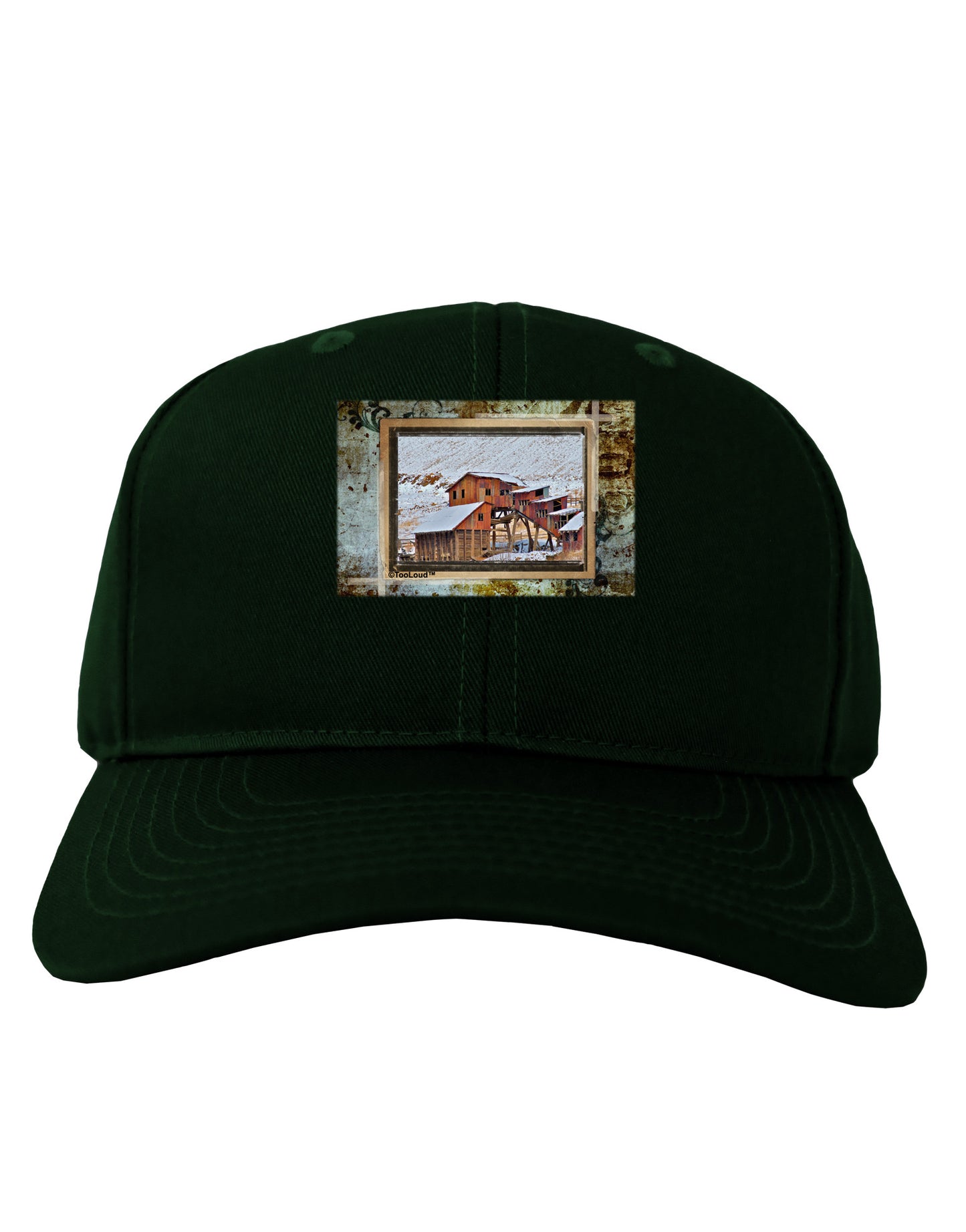 Mine Scene Colorado Adult Dark Baseball Cap Hat-Baseball Cap-TooLoud-Hunter-Green-One Size-Davson Sales