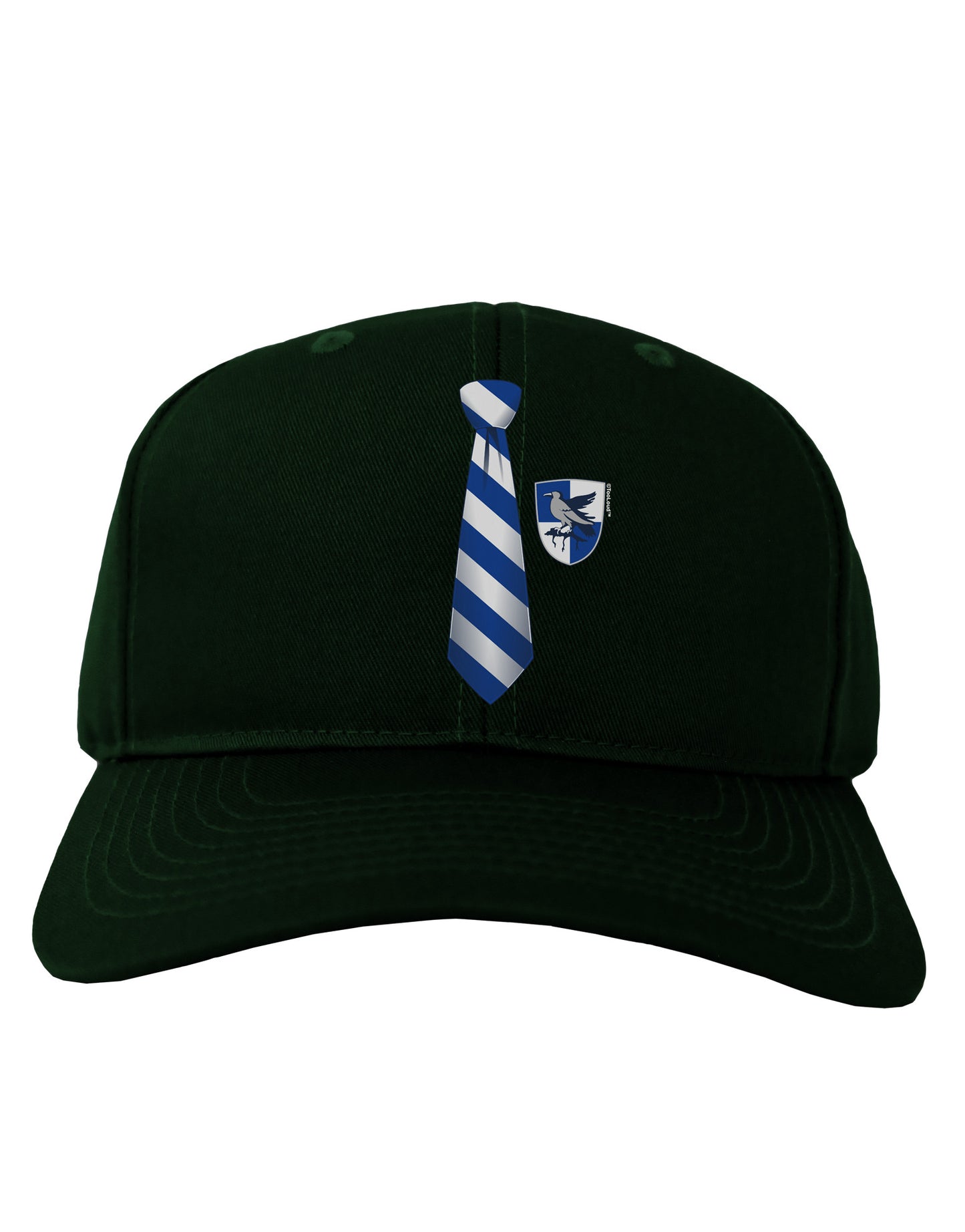 Wizard Tie Blue and Silver Adult Dark Baseball Cap Hat-Baseball Cap-TooLoud-Hunter-Green-One Size-Davson Sales