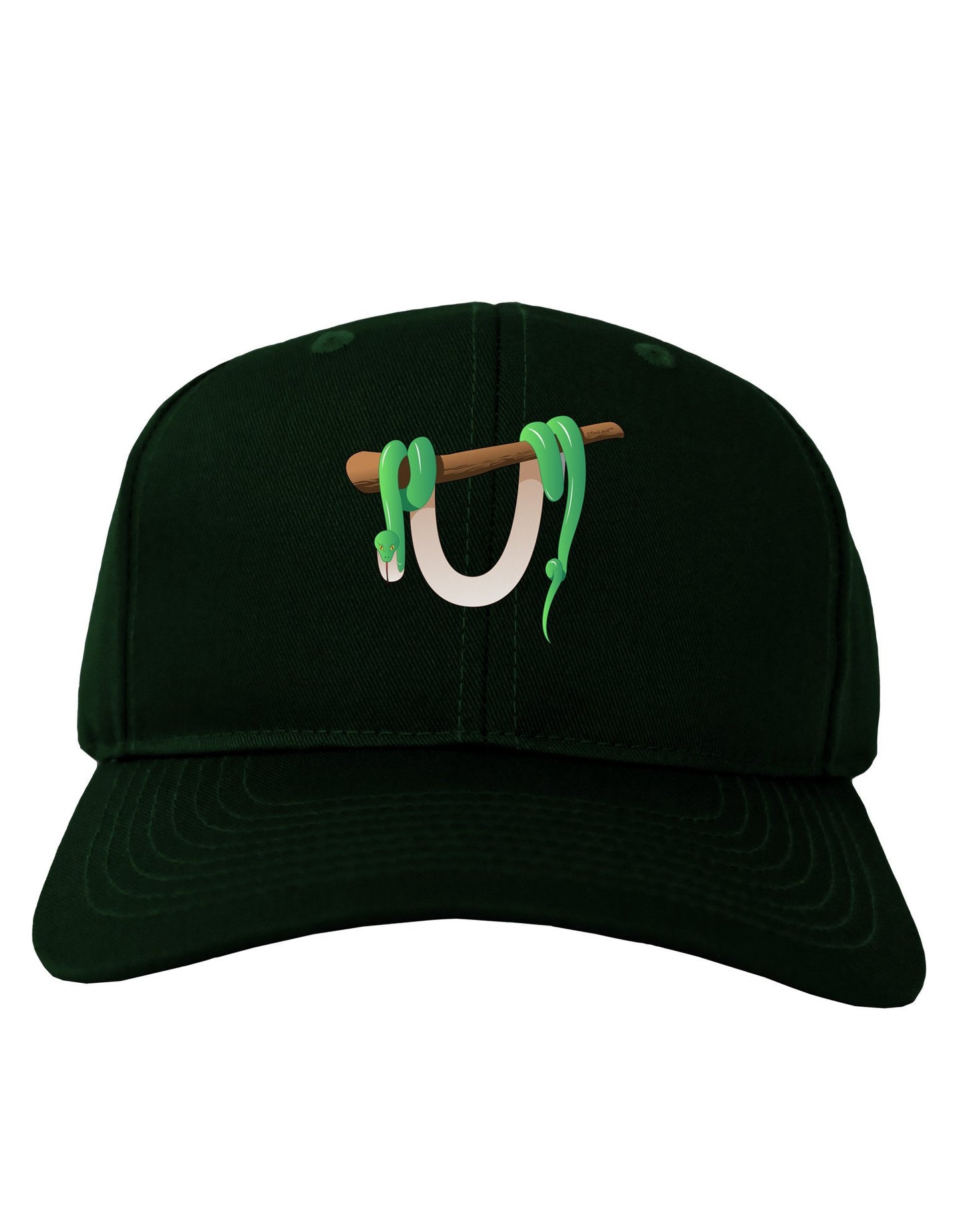 Anaconda Design Green Adult Dark Baseball Cap Hat-Baseball Cap-TooLoud-Hunter-Green-One Size-Davson Sales