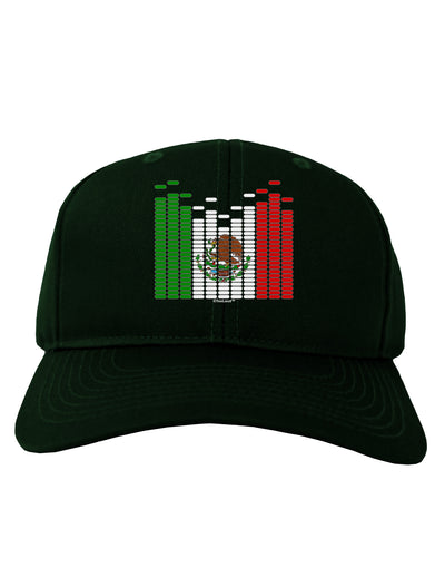 Mexican Flag Levels - Cinco De Mayo Adult Dark Baseball Cap Hat-Baseball Cap-TooLoud-Hunter-Green-One Size-Davson Sales
