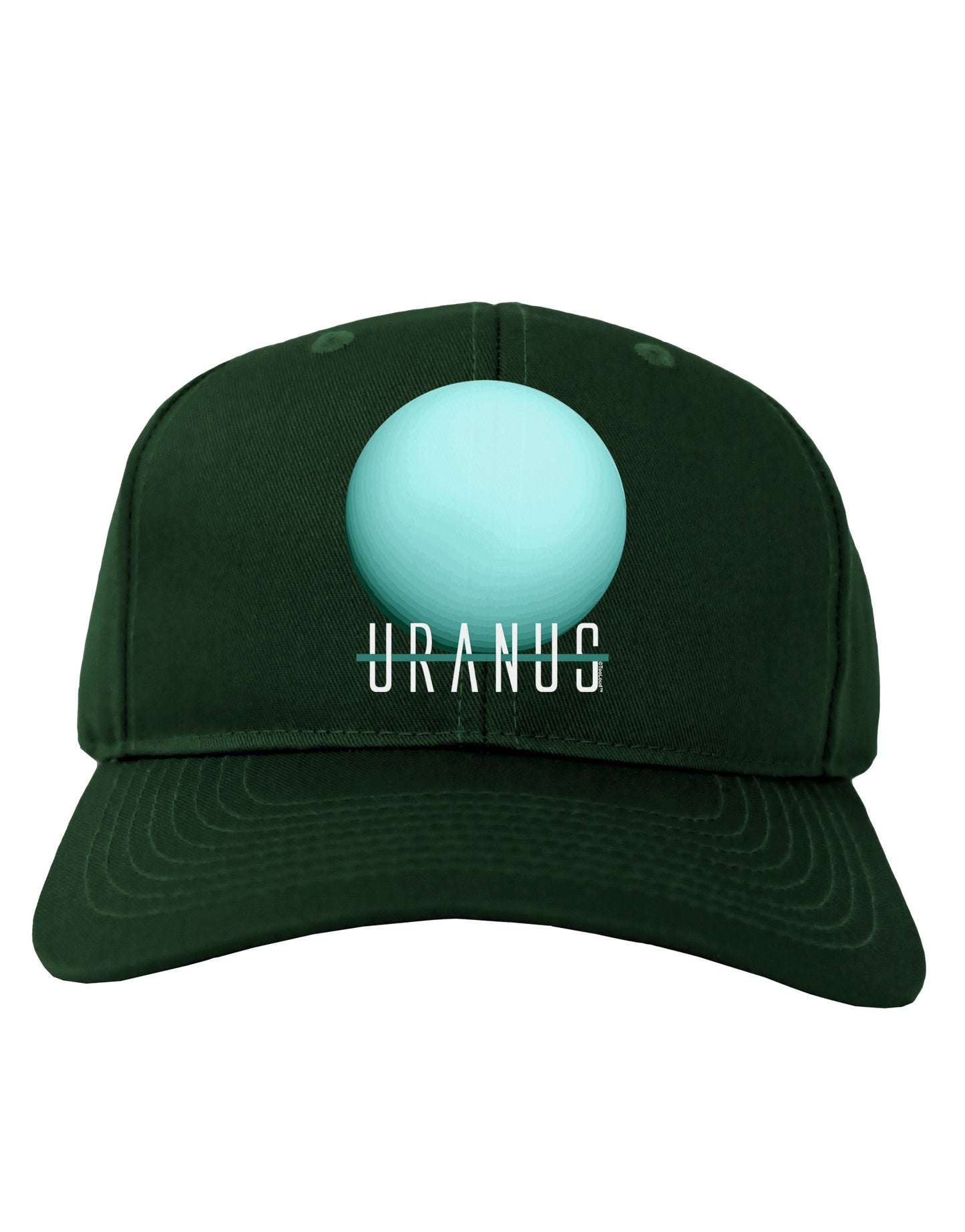 Planet Uranus Text Adult Dark Baseball Cap Hat-Baseball Cap-TooLoud-Hunter-Green-One Size-Davson Sales