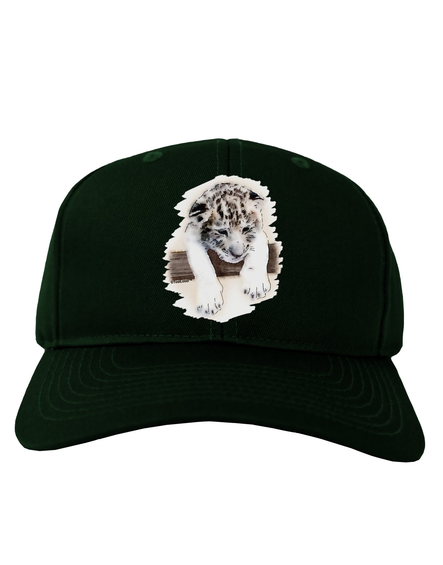 Leopard Cub Adult Dark Baseball Cap Hat-Baseball Cap-TooLoud-Hunter-Green-One Size-Davson Sales
