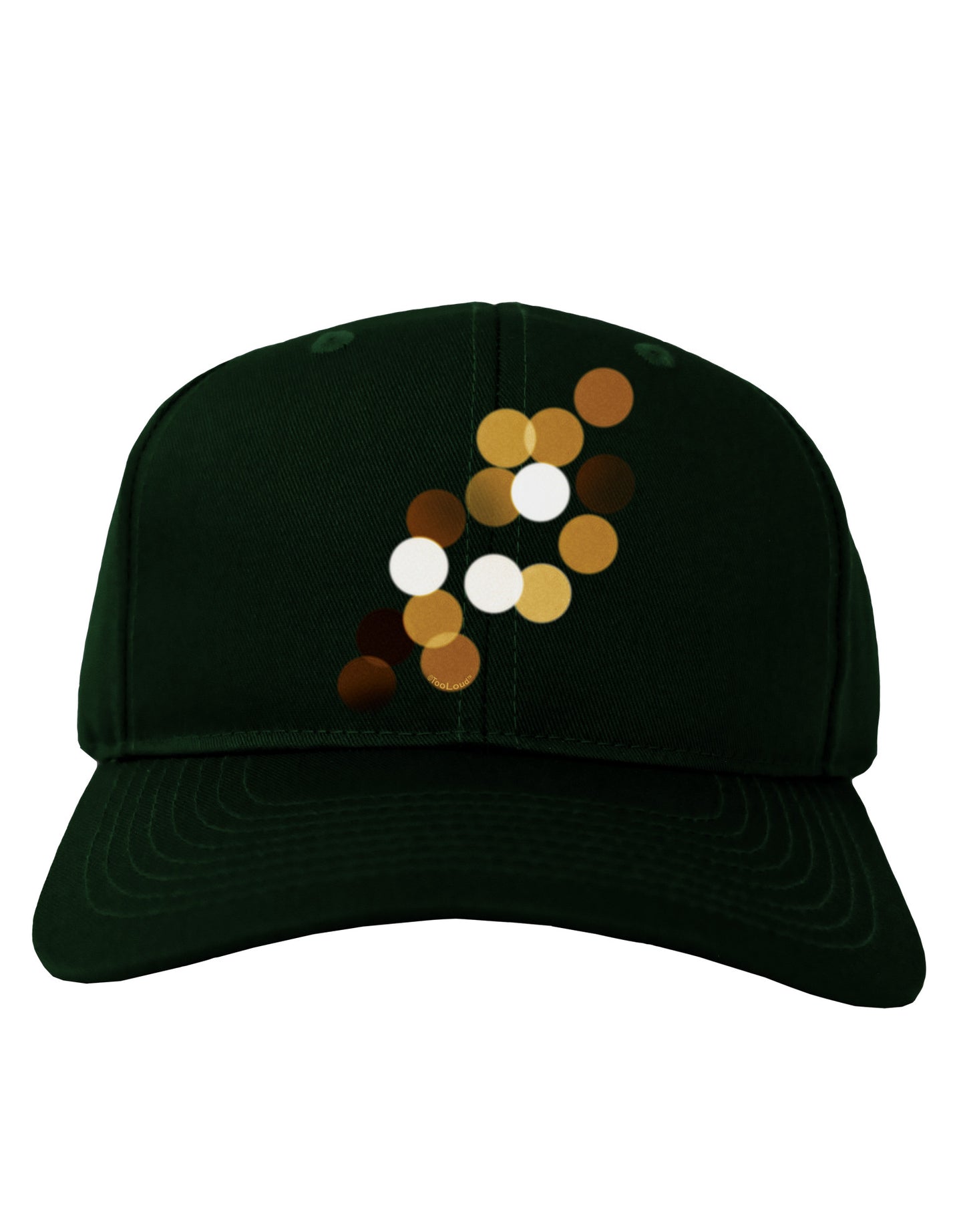 Inverted Bokeh Adult Dark Baseball Cap Hat by-Baseball Cap-TooLoud-Hunter-Green-One Size-Davson Sales