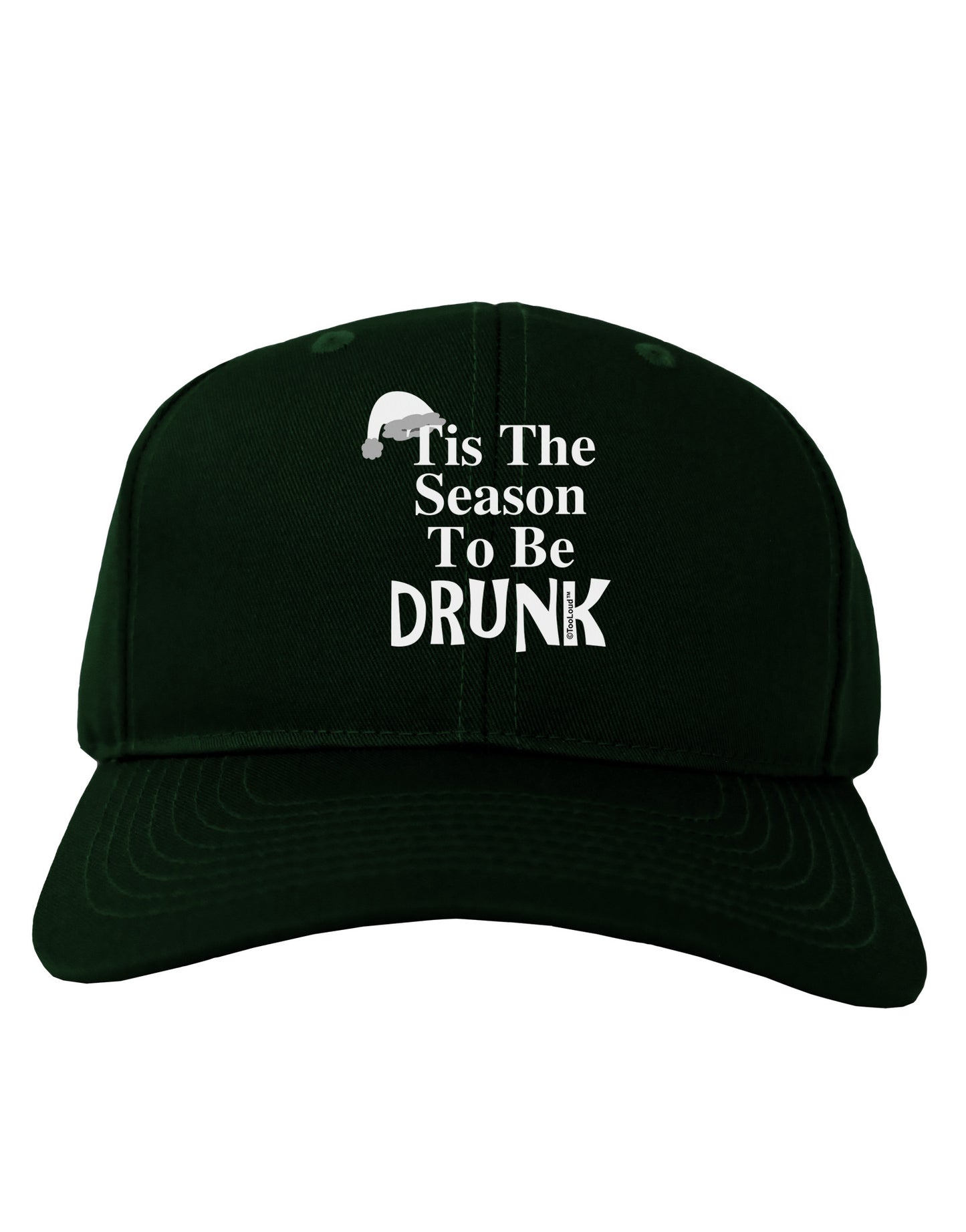Season To Be Drunk BnW Adult Dark Baseball Cap Hat-Baseball Cap-TooLoud-Hunter-Green-One Size-Davson Sales