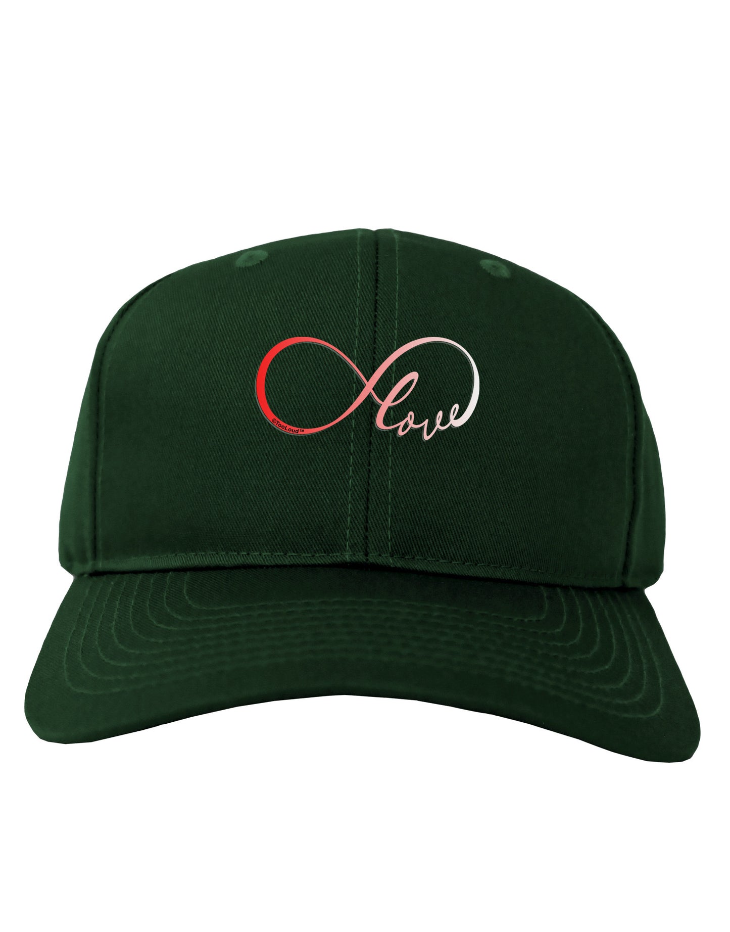 Infinite Love Adult Dark Baseball Cap Hat-Baseball Cap-TooLoud-Hunter-Green-One Size-Davson Sales