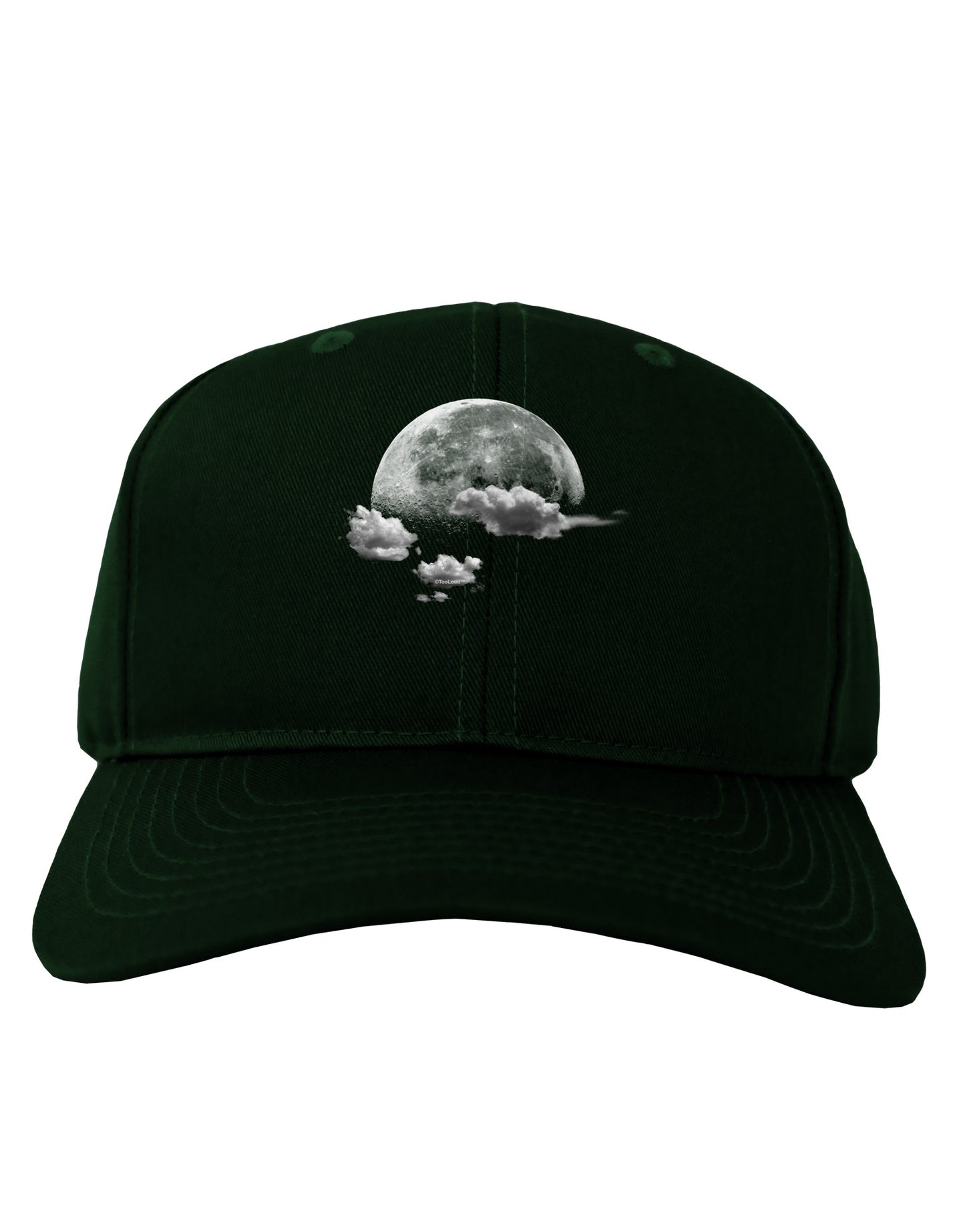 Moon Dream Earth Adult Dark Baseball Cap Hat-Baseball Cap-TooLoud-Hunter-Green-One Size-Davson Sales