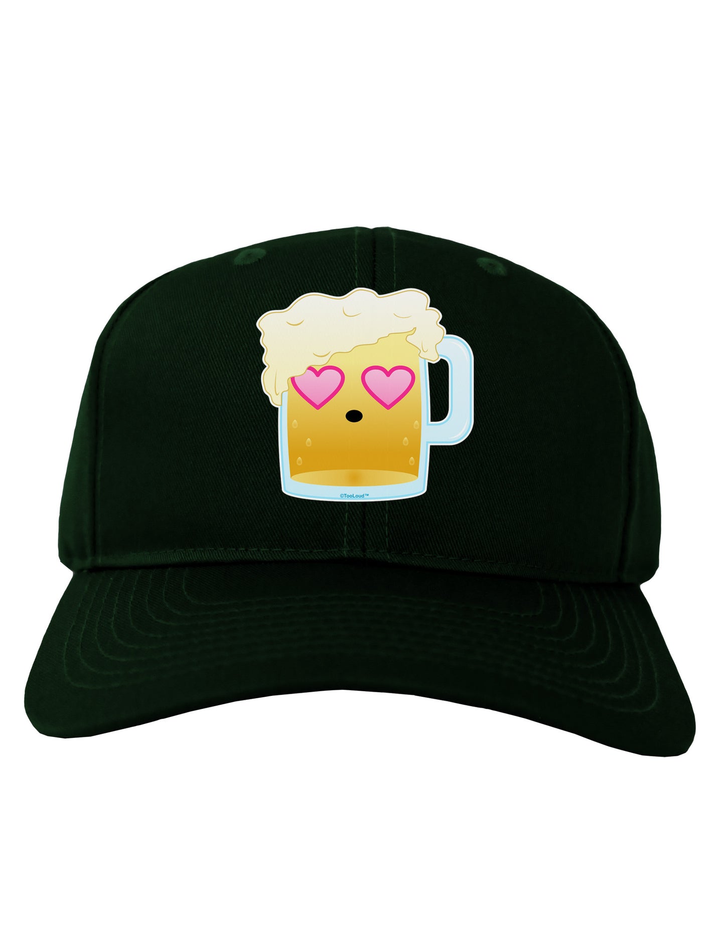Cute Infatuated Beer Adult Dark Baseball Cap Hat by TooLoud-Baseball Cap-TooLoud-Hunter-Green-One Size-Davson Sales