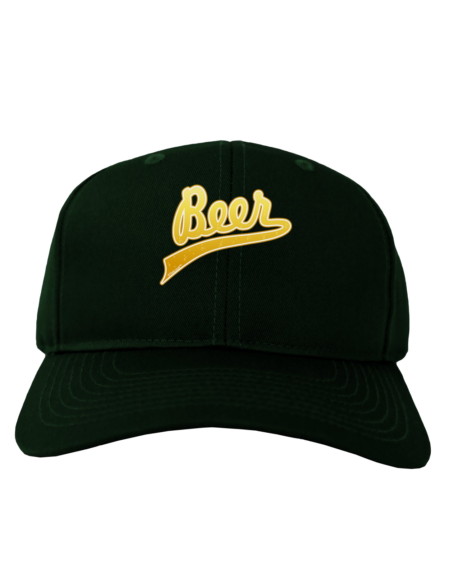 Beer Jersey Adult Dark Baseball Cap Hat-Baseball Cap-TooLoud-Hunter-Green-One Size-Davson Sales