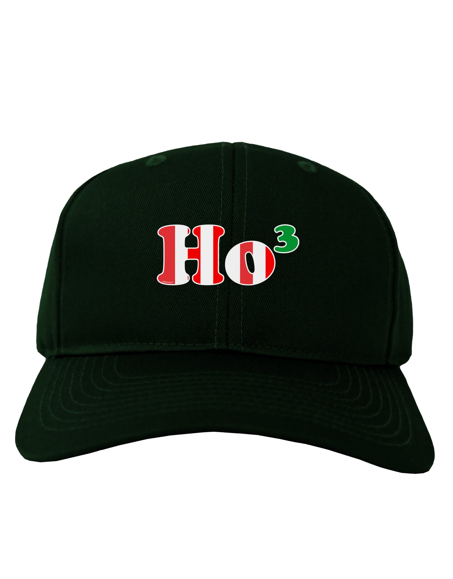 Ho Ho Ho Math Christmas Adult Dark Baseball Cap Hat-Baseball Cap-TooLoud-Hunter-Green-One Size-Davson Sales