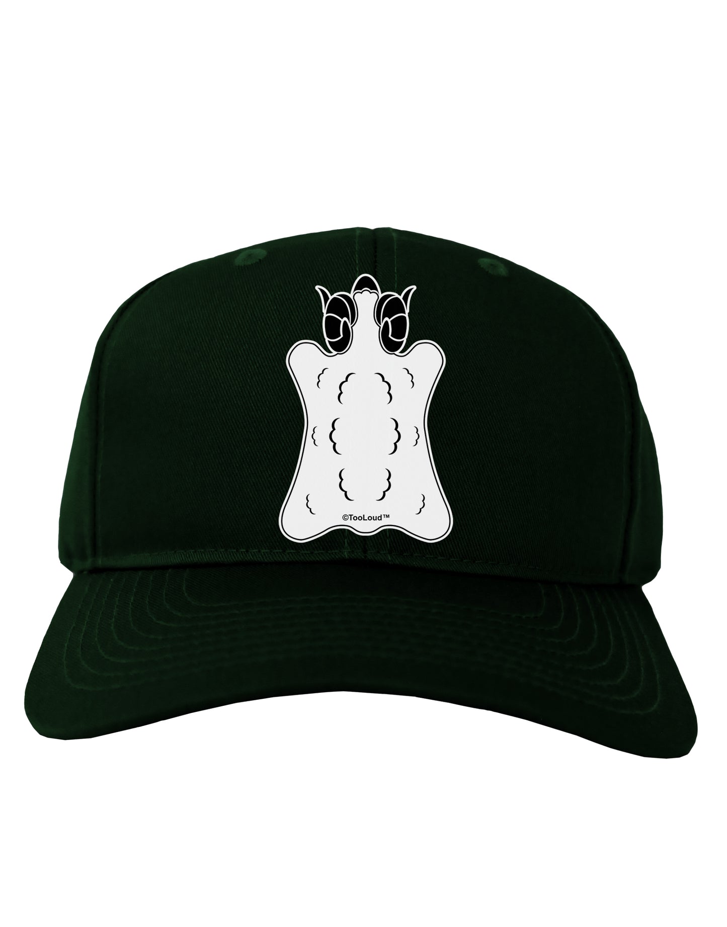 Golden Fleece Black and White Design Adult Dark Baseball Cap Hat by TooLoud-Baseball Cap-TooLoud-Hunter-Green-One Size-Davson Sales