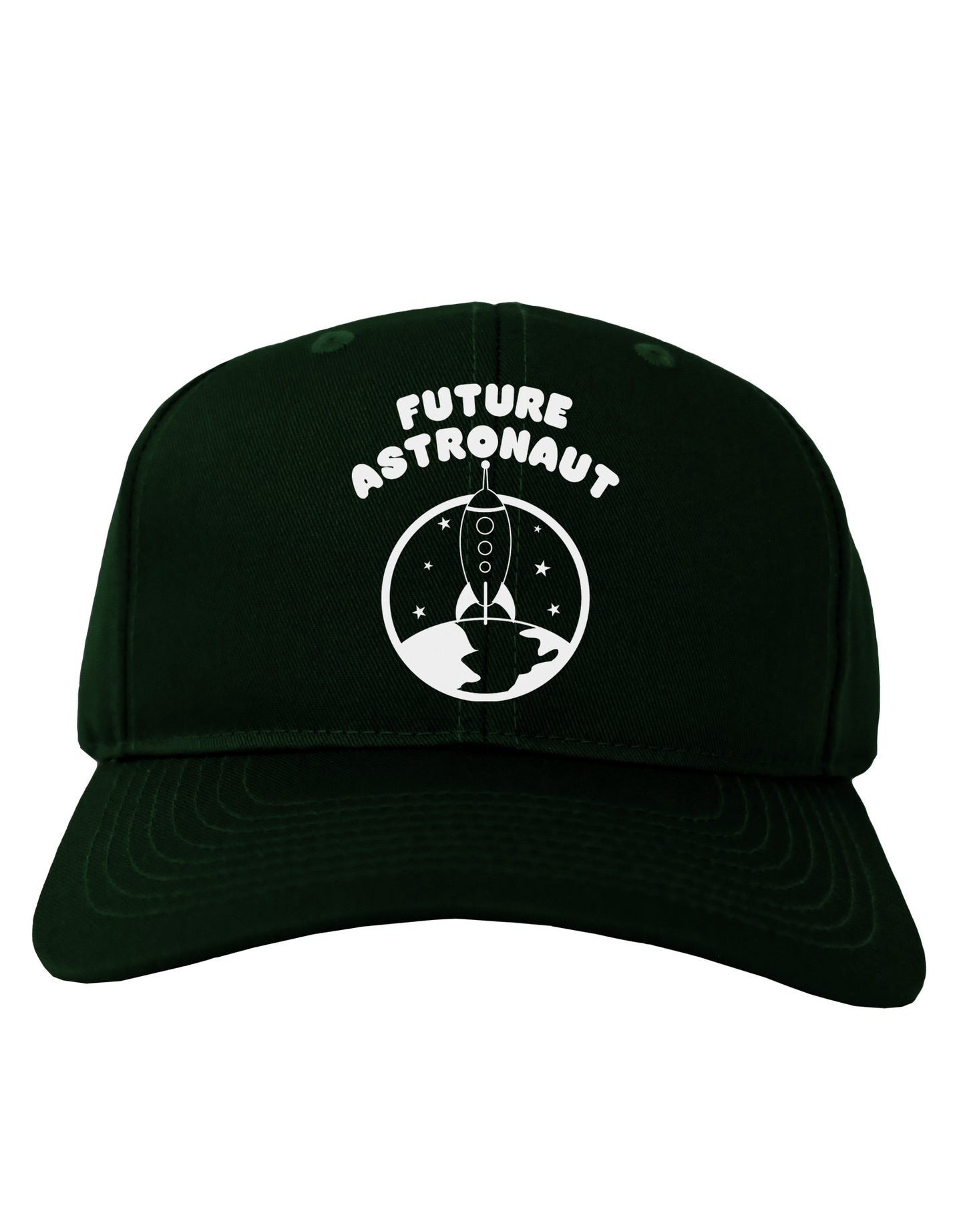 Future Astronaut Adult Dark Baseball Cap Hat-Baseball Cap-TooLoud-Hunter-Green-One Size-Davson Sales