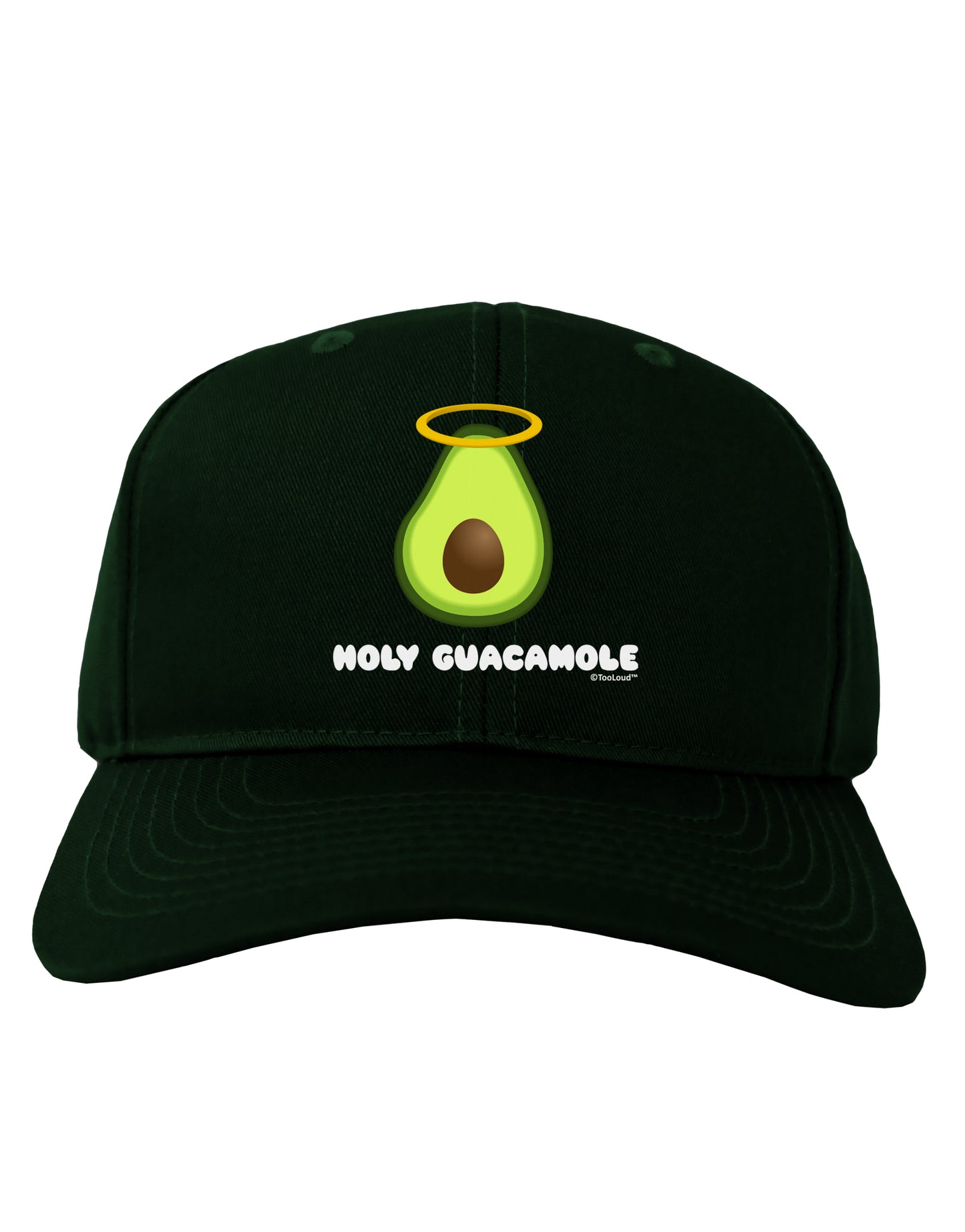Holy Guacamole Design Adult Dark Baseball Cap Hat by TooLoud-Baseball Cap-TooLoud-Hunter-Green-One Size-Davson Sales