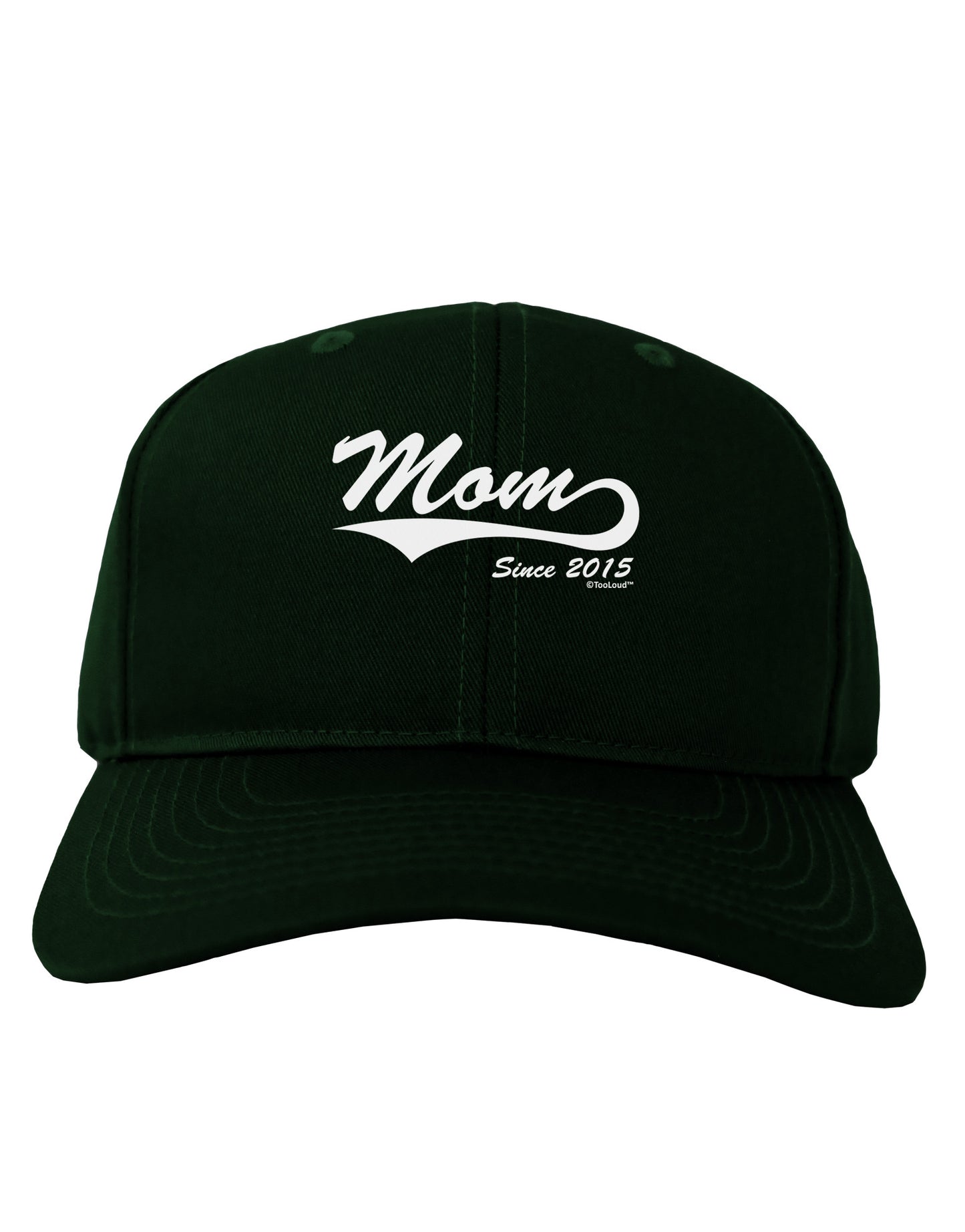 Mom Since (Your Year Personalized) Design Adult Dark Baseball Cap Hat by TooLoud-Baseball Cap-TooLoud-Hunter-Green-One Size-Davson Sales
