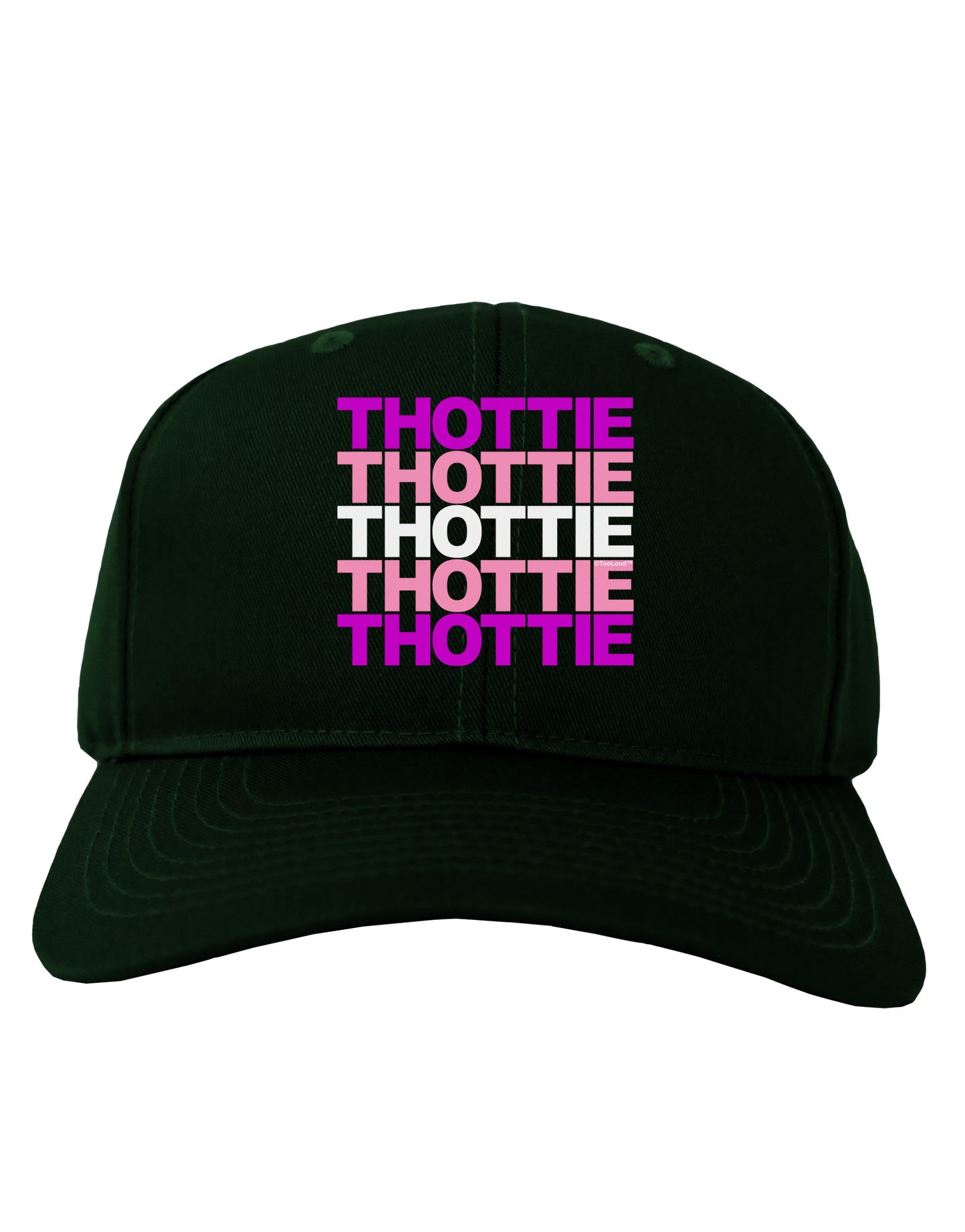 THOTTIE Adult Dark Baseball Cap Hat-Baseball Cap-TooLoud-Hunter-Green-One Size-Davson Sales