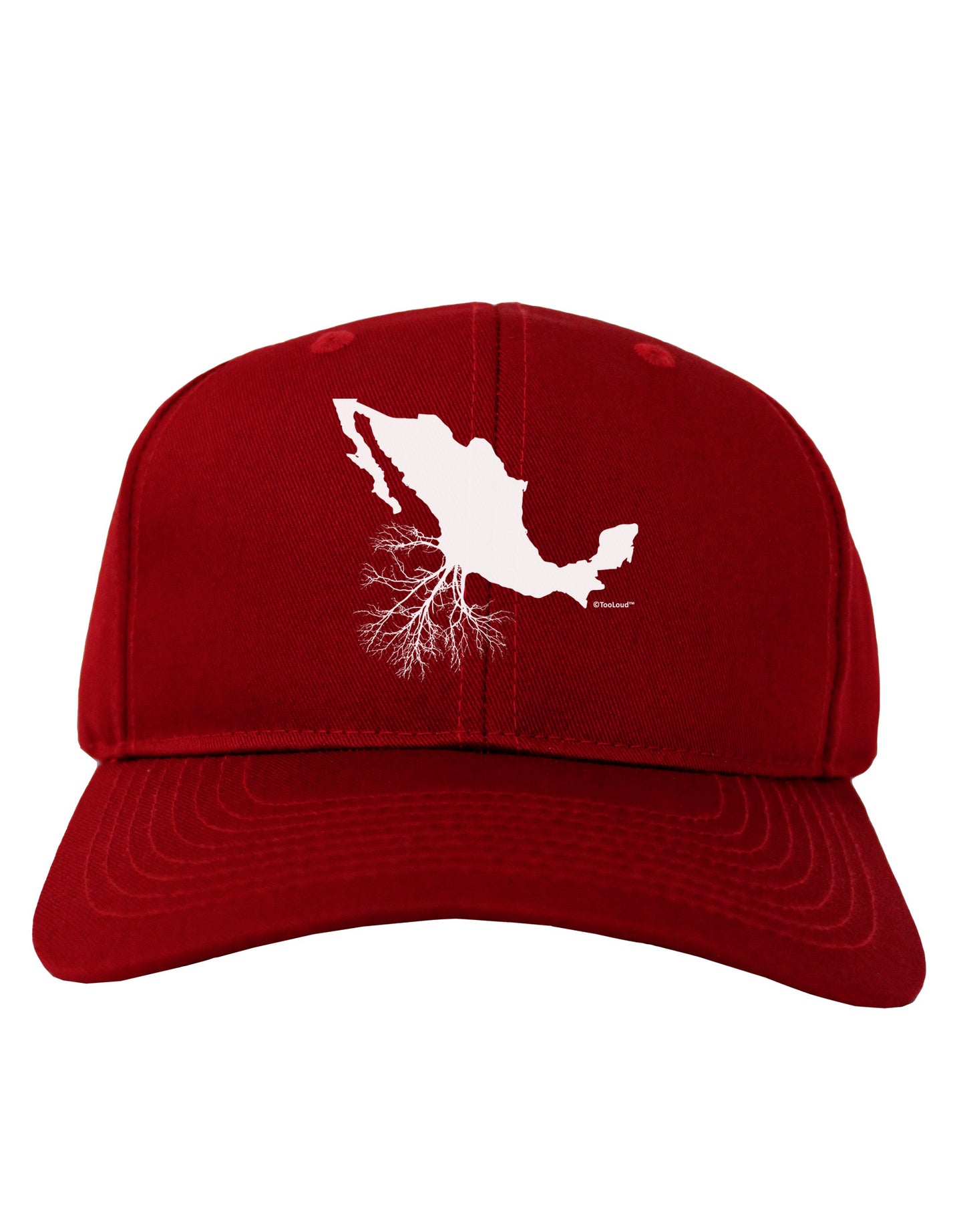 Mexican Roots Design Adult Dark Baseball Cap Hat by TooLoud-Baseball Cap-TooLoud-Red-One Size-Davson Sales