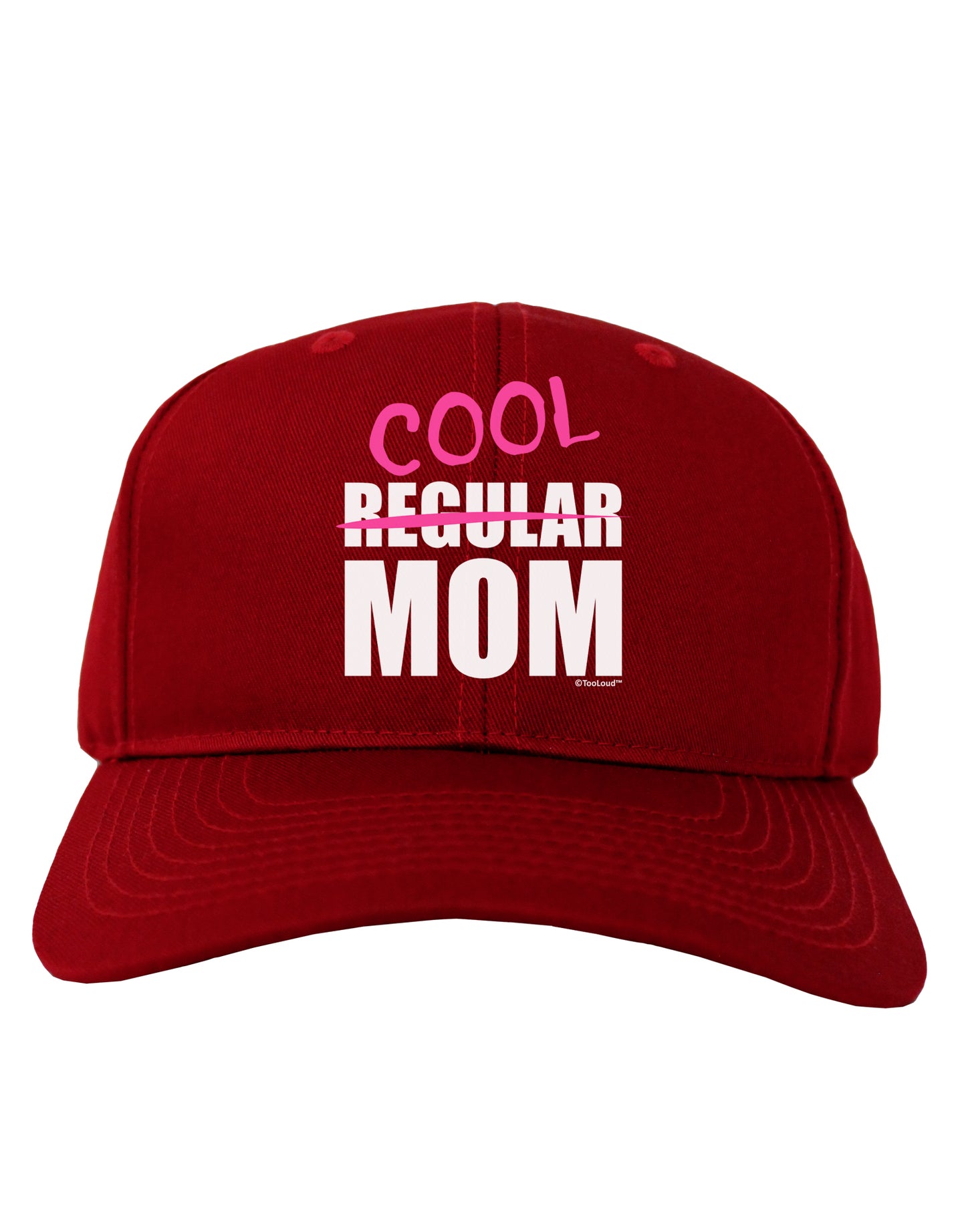 Not A Regular Mom Design Adult Dark Baseball Cap Hat by TooLoud-Baseball Cap-TooLoud-Red-One Size-Davson Sales