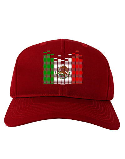 Mexican Flag Levels - Cinco De Mayo Adult Dark Baseball Cap Hat-Baseball Cap-TooLoud-Red-One Size-Davson Sales