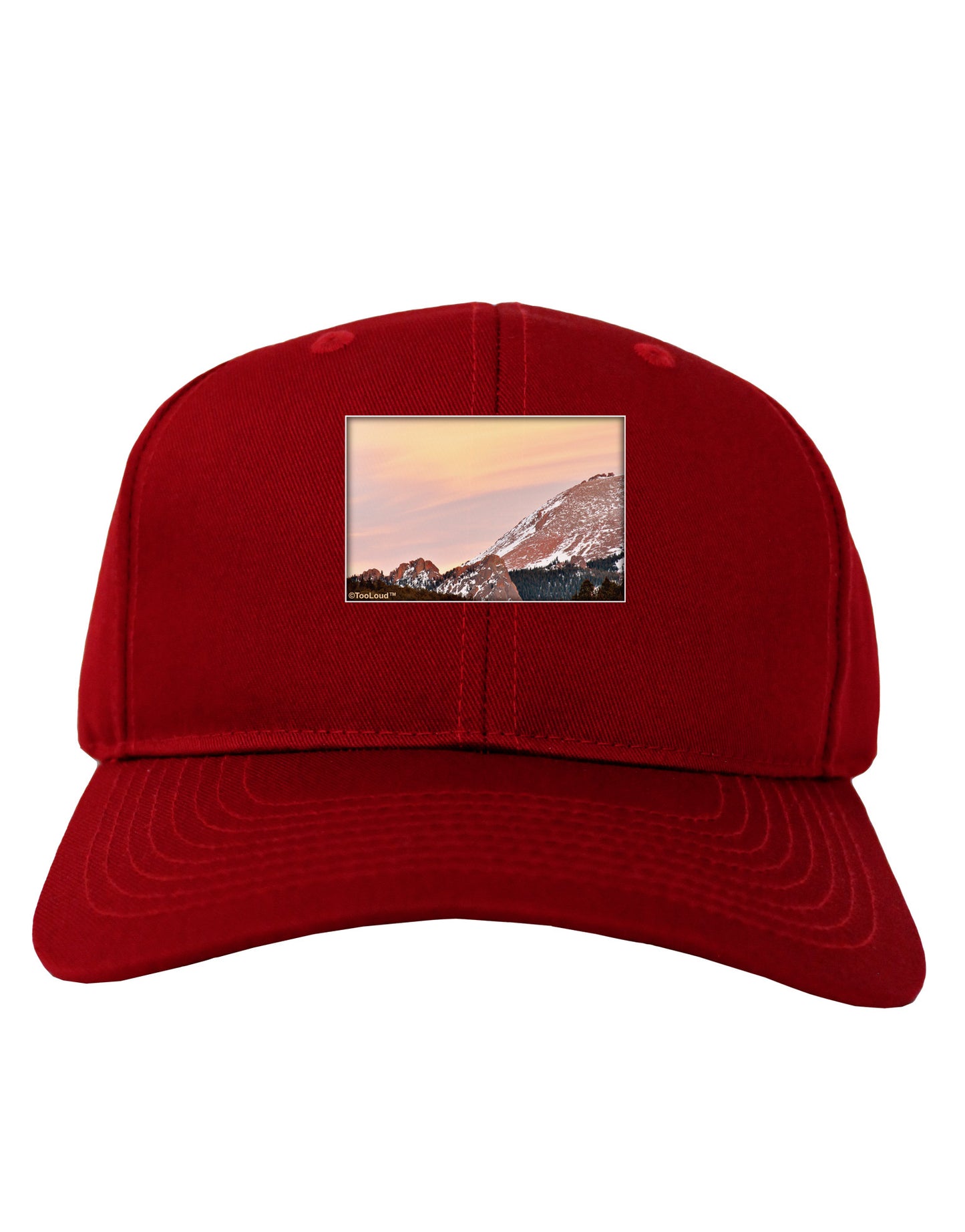 CO Sunset Cliffs Adult Dark Baseball Cap Hat-Baseball Cap-TooLoud-Red-One Size-Davson Sales
