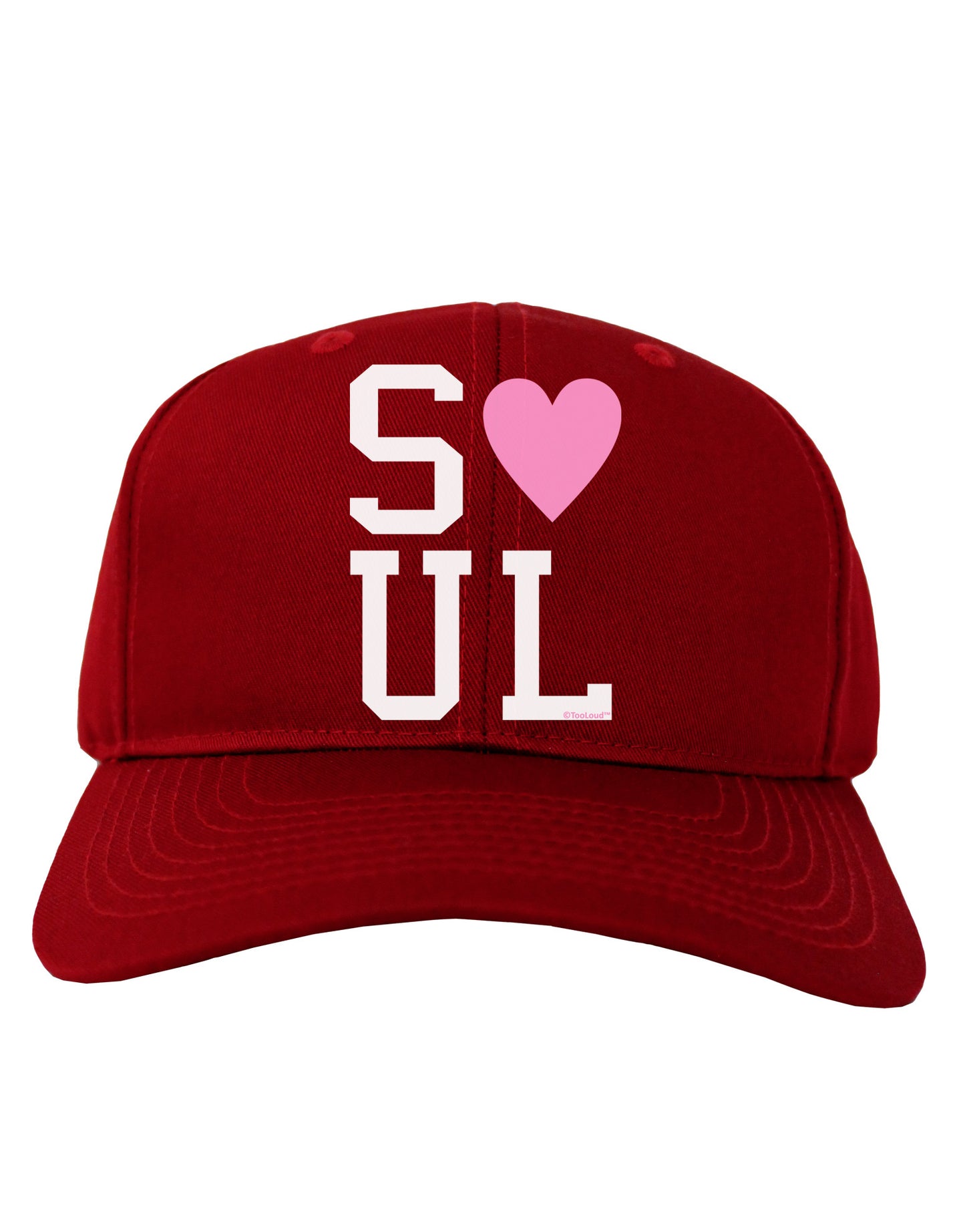 Matching Soulmate Design - Soul - Pink Adult Dark Baseball Cap Hat by TooLoud-Baseball Cap-TooLoud-Red-One Size-Davson Sales