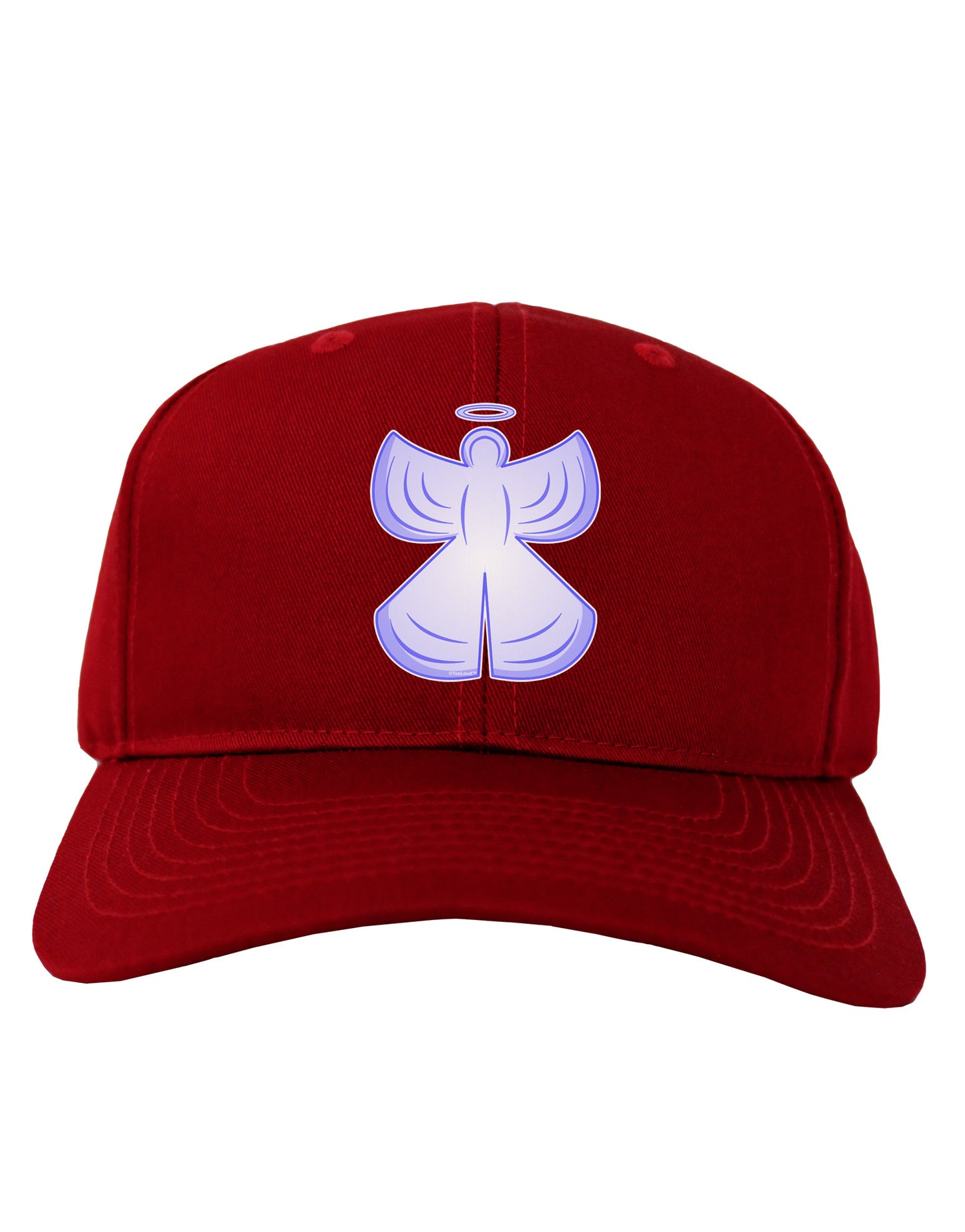 Snow Angel Design - Winter Adult Dark Baseball Cap Hat-Baseball Cap-TooLoud-Red-One Size-Davson Sales