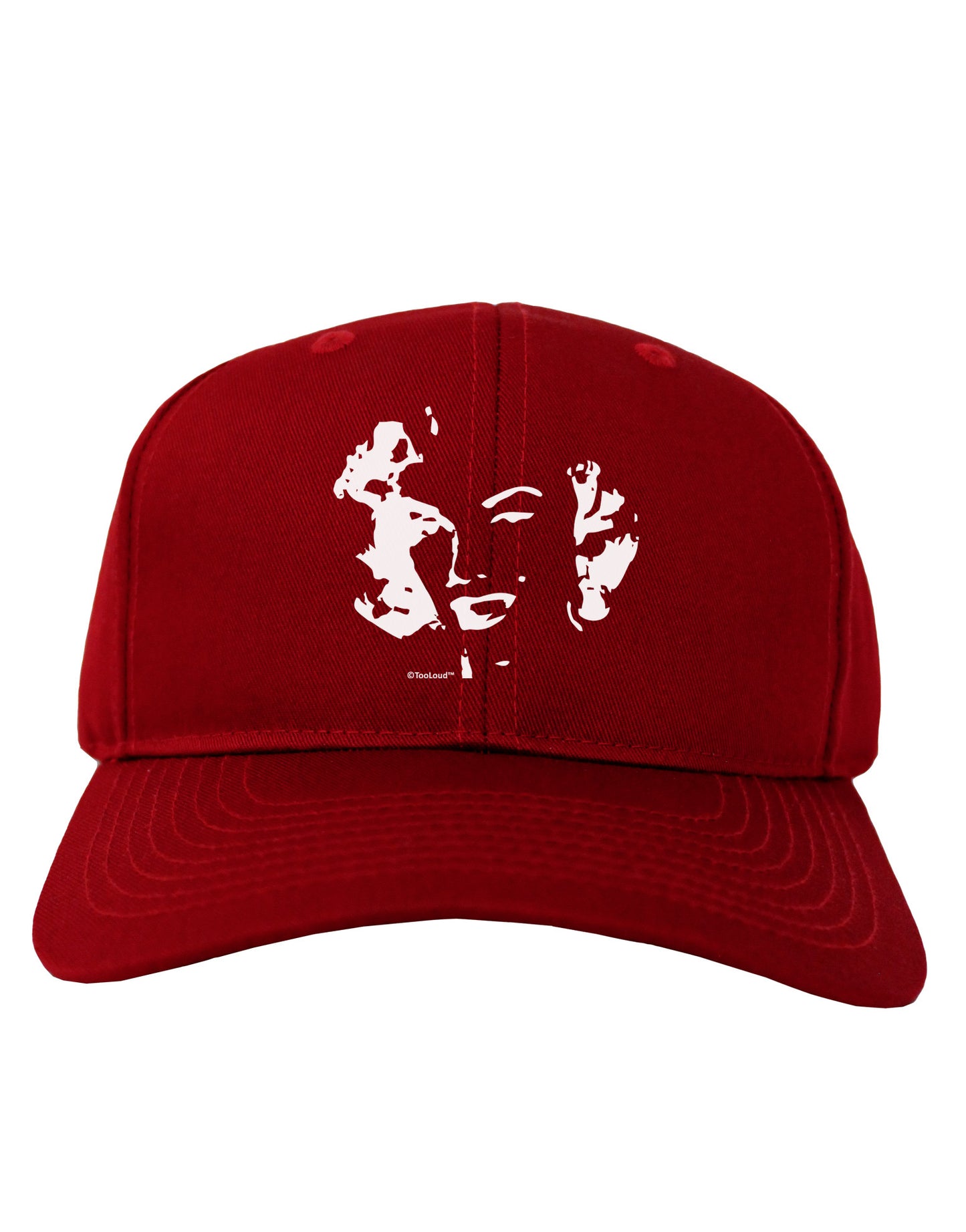 Marilyn Monroe Cutout Design Adult Dark Baseball Cap Hat by TooLoud-Baseball Cap-TooLoud-Red-One Size-Davson Sales