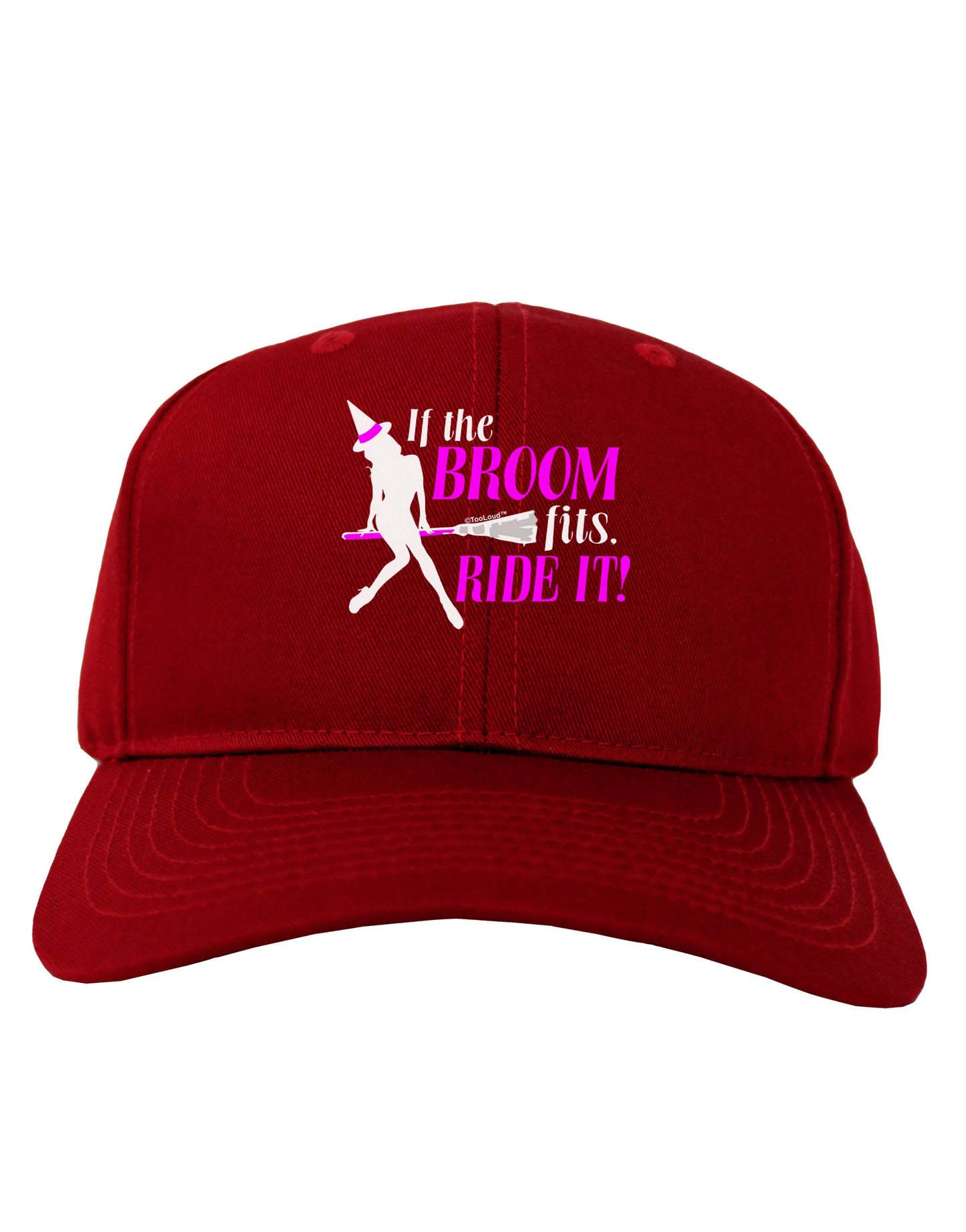 Ride It Purple Adult Dark Baseball Cap Hat-Baseball Cap-TooLoud-Red-One Size-Davson Sales