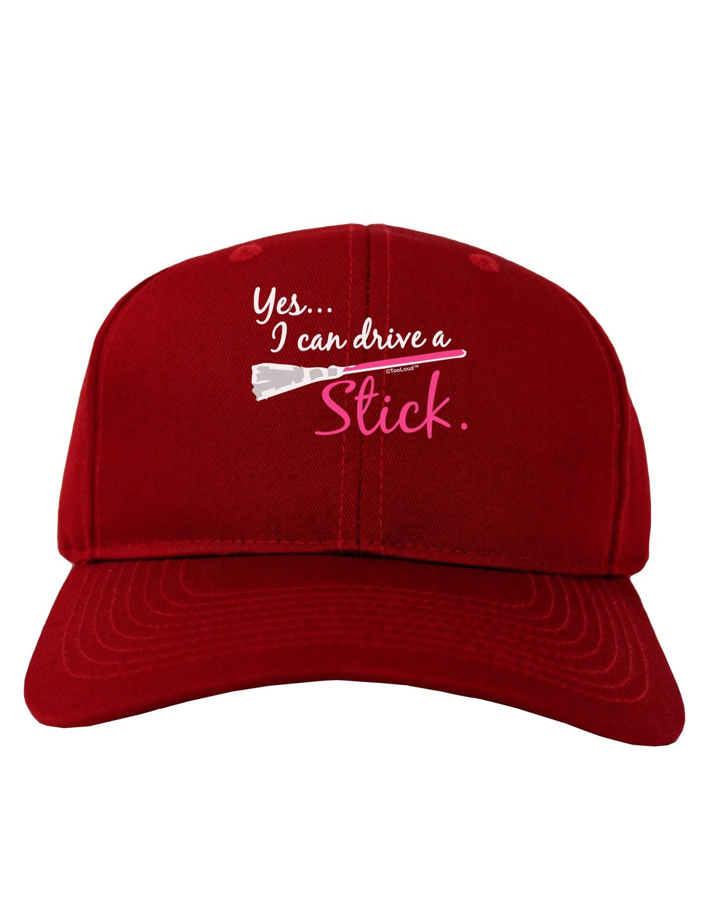 Drive Stick Pink Adult Dark Baseball Cap Hat-Baseball Cap-TooLoud-Red-One Size-Davson Sales