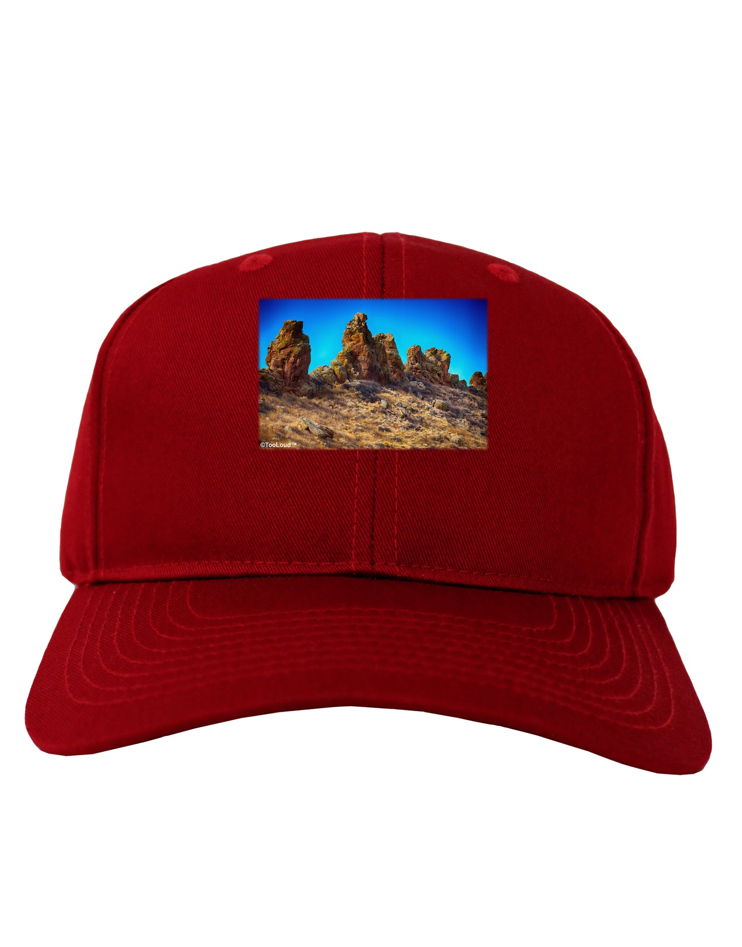 Crags in Colorado Adult Dark Baseball Cap Hat by TooLoud-Baseball Cap-TooLoud-Red-One Size-Davson Sales