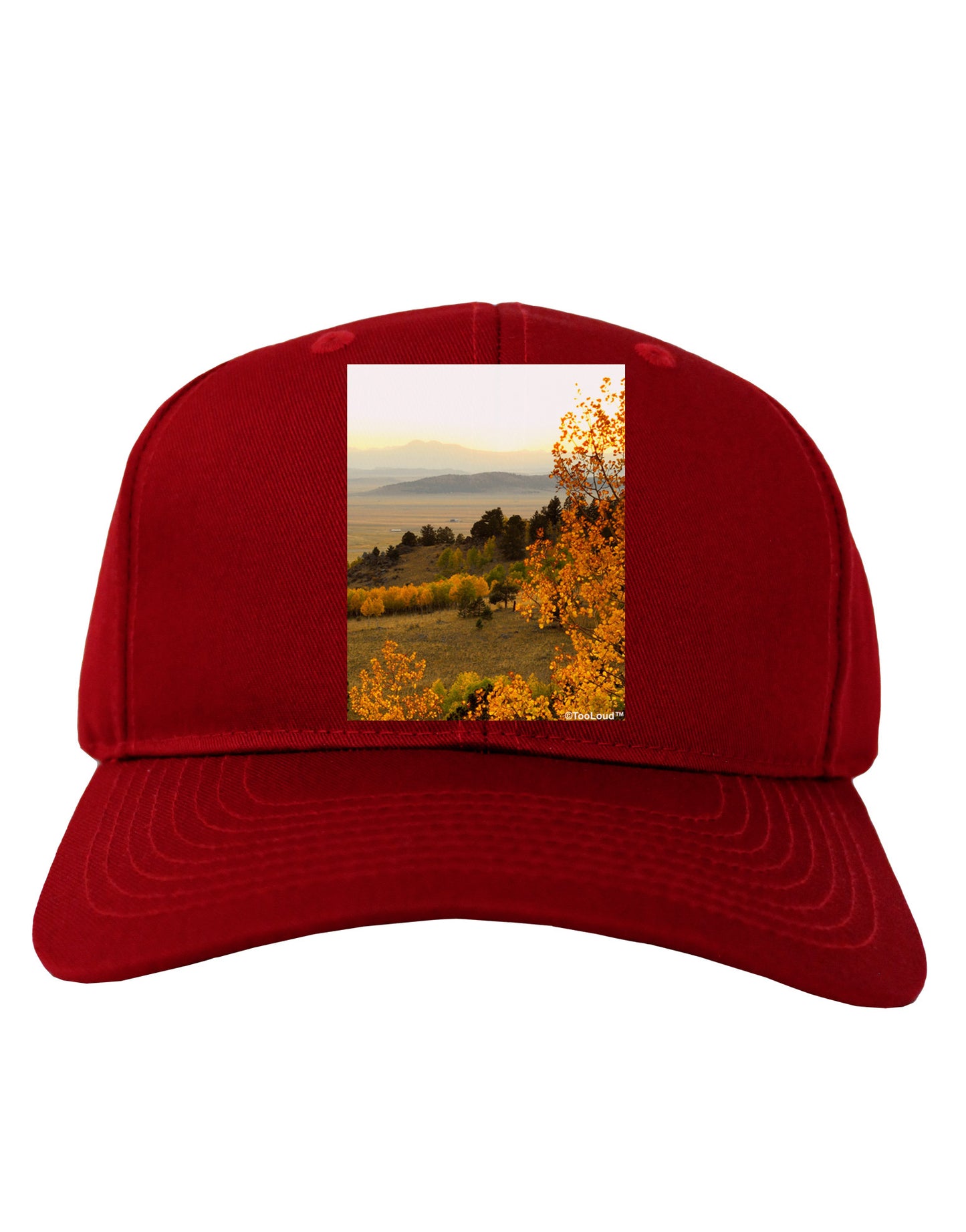 Nature Photography - Gentle Sunrise Adult Dark Baseball Cap Hat by-Baseball Cap-TooLoud-Red-One Size-Davson Sales