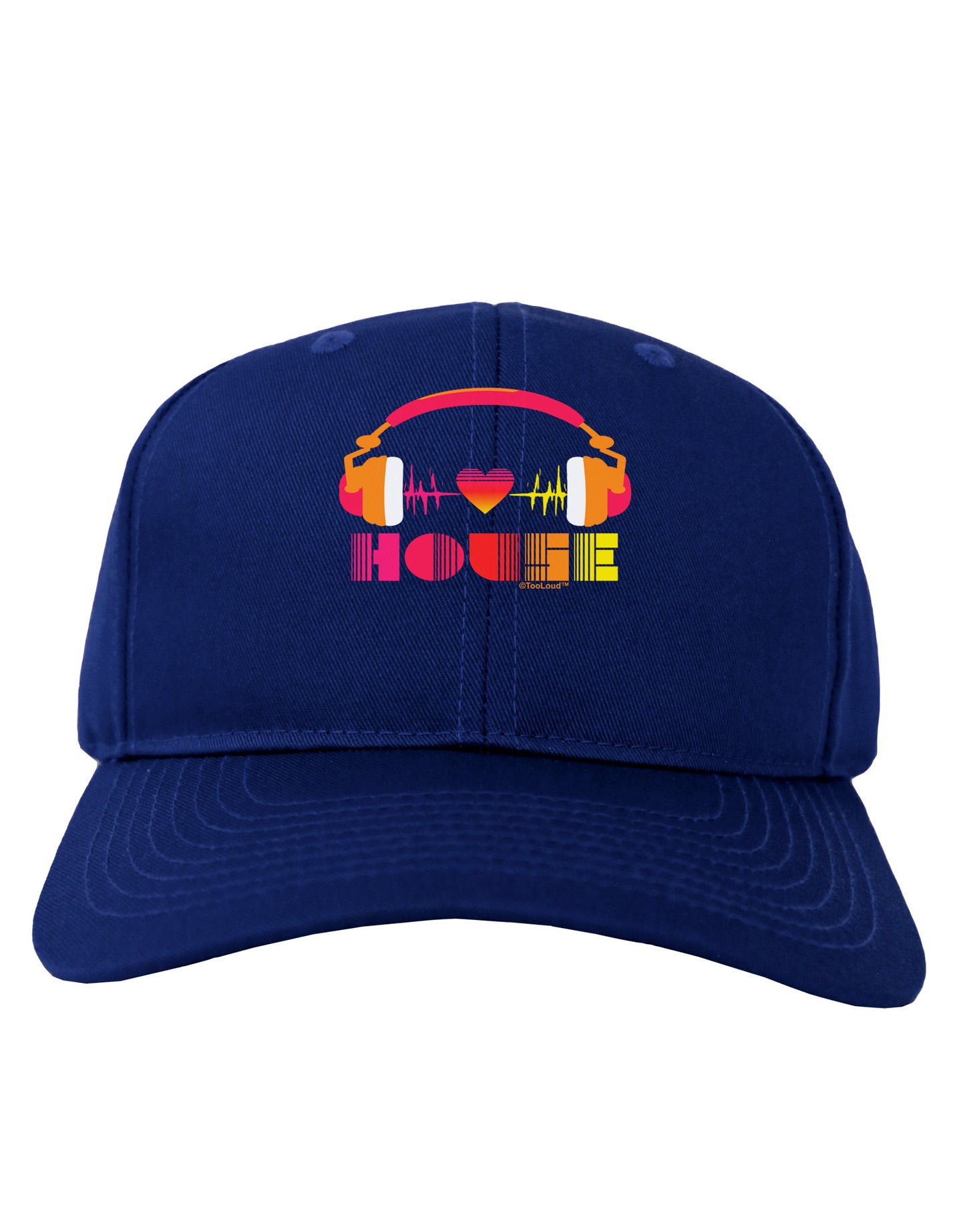 Heart House Adult Dark Baseball Cap Hat-Baseball Cap-TooLoud-Royal-Blue-One Size-Davson Sales