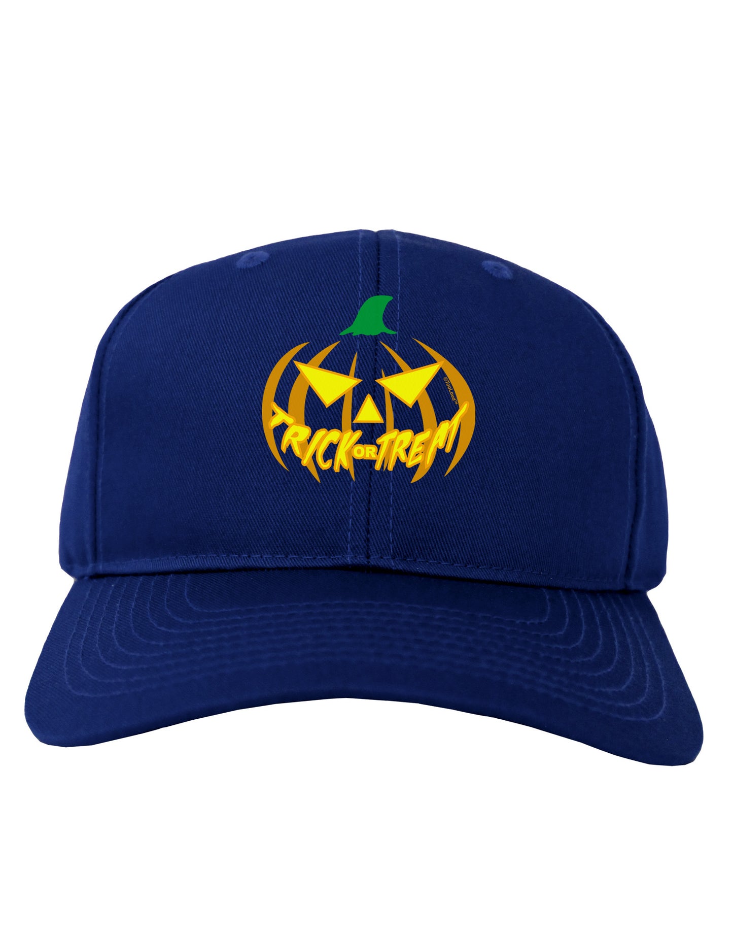 Trick or Treat Jack Yellow Adult Dark Baseball Cap Hat-Baseball Cap-TooLoud-Royal-Blue-One Size-Davson Sales