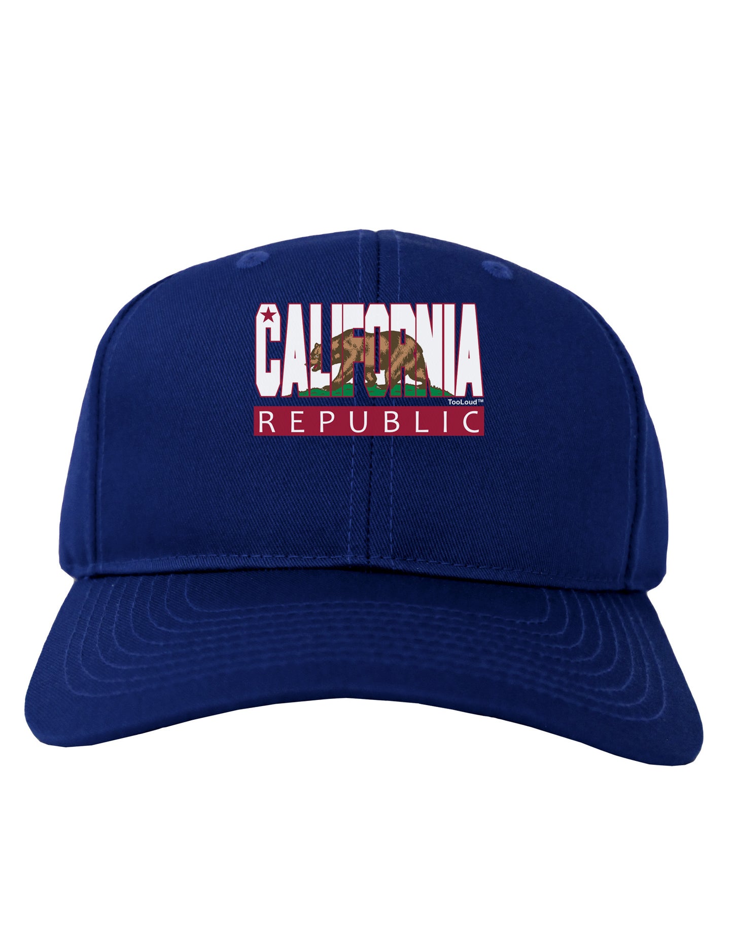 California Design #1 Adult Dark Baseball Cap Hat by TooLoud-Baseball Cap-TooLoud-Royal-Blue-One Size-Davson Sales