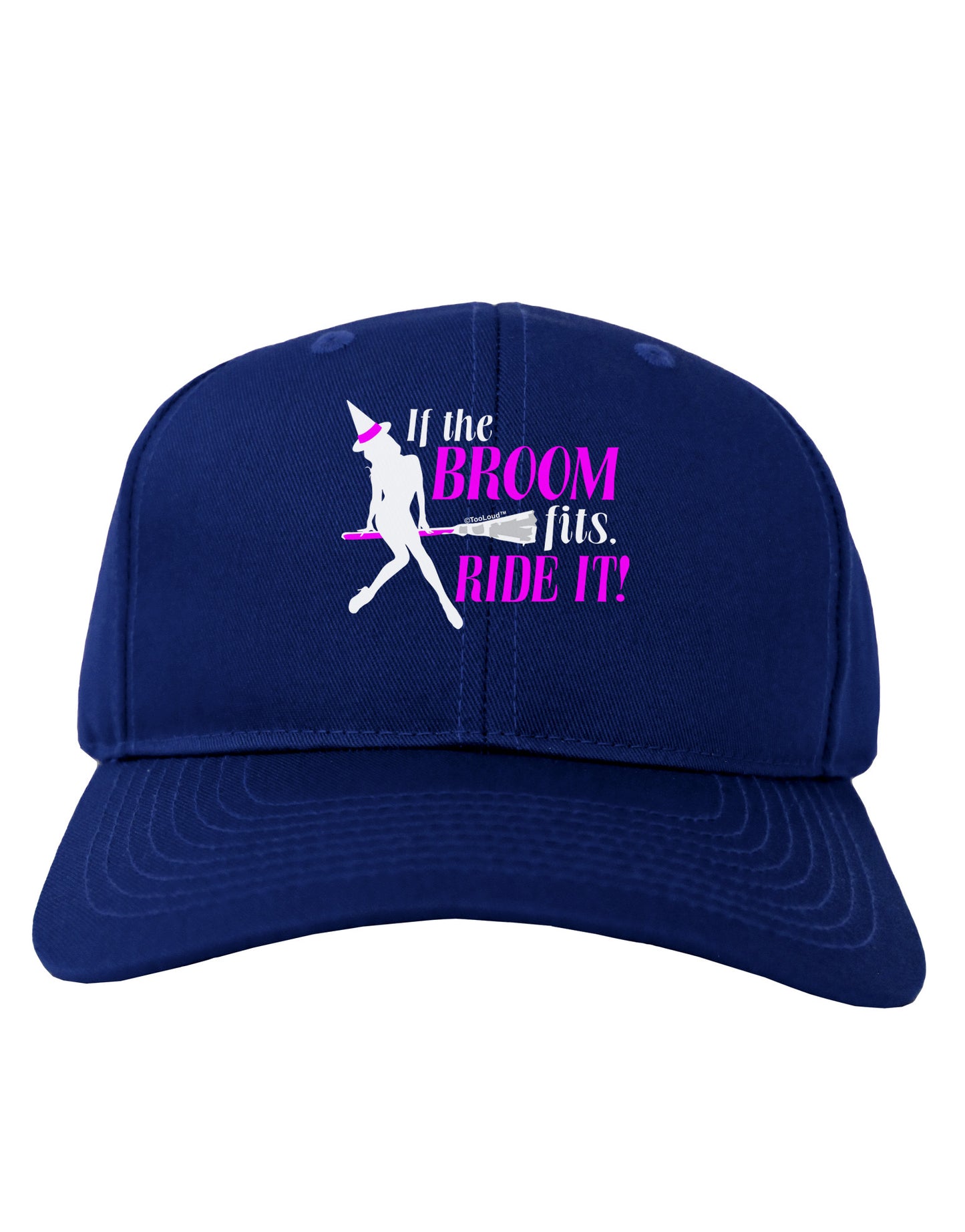 Ride It Purple Adult Dark Baseball Cap Hat-Baseball Cap-TooLoud-Royal-Blue-One Size-Davson Sales