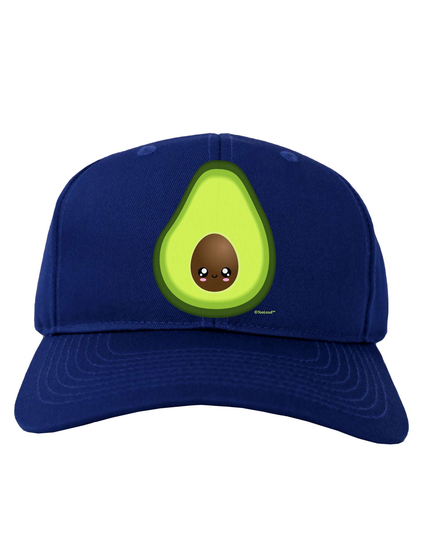 Cute Avocado Design Adult Dark Baseball Cap Hat-Baseball Cap-TooLoud-Royal-Blue-One Size-Davson Sales