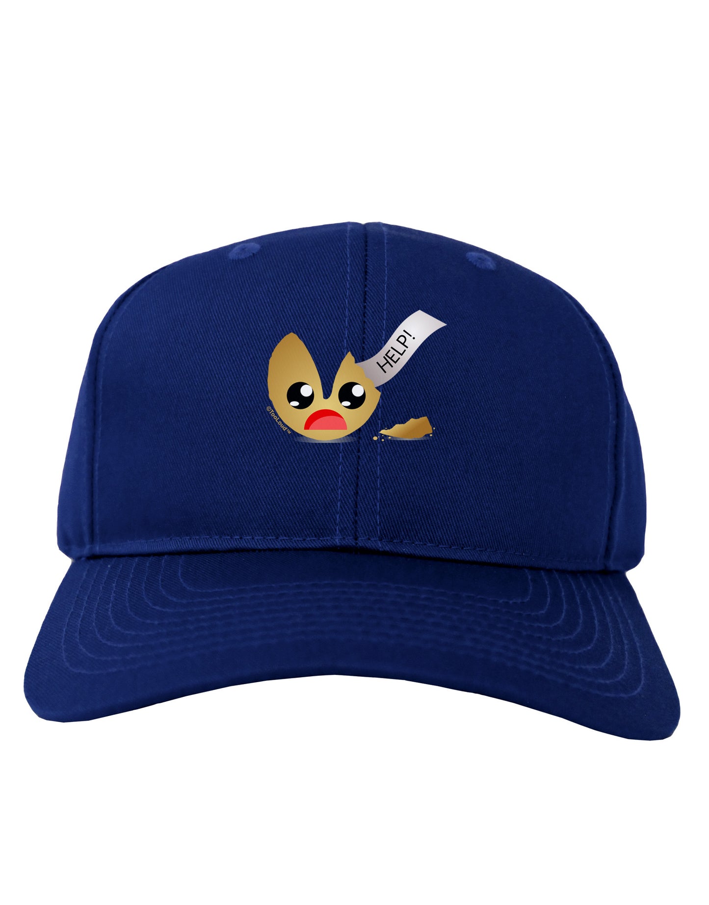 Dismembered Fortune Cookie Adult Dark Baseball Cap Hat-Baseball Cap-TooLoud-Royal-Blue-One Size-Davson Sales