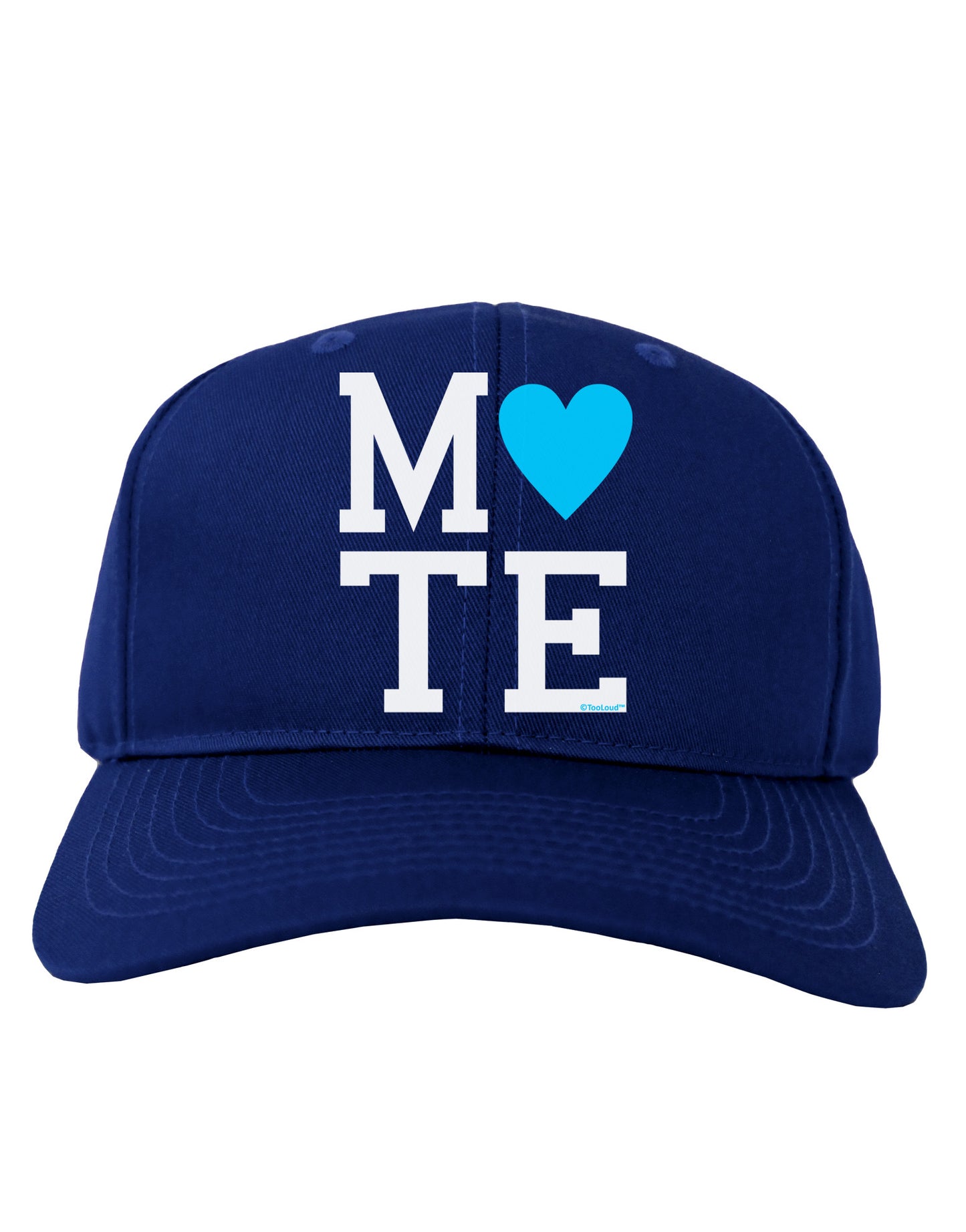 Matching Soulmate Design - Mate - Blue Adult Dark Baseball Cap Hat by TooLoud-Baseball Cap-TooLoud-Royal-Blue-One Size-Davson Sales