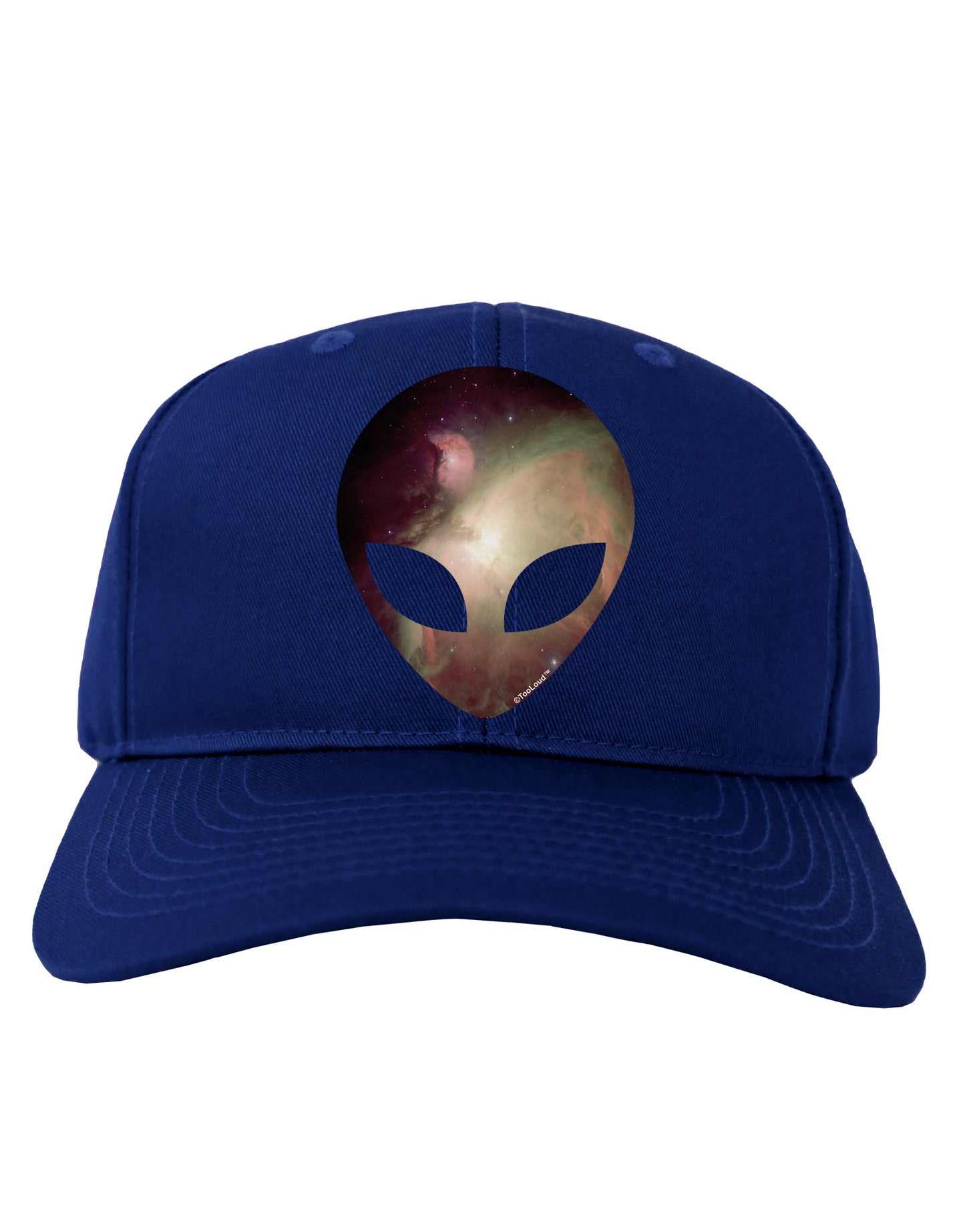 Extraterrestrial Face - Space #2 Adult Dark Baseball Cap Hat by TooLoud-Baseball Cap-TooLoud-Royal-Blue-One Size-Davson Sales