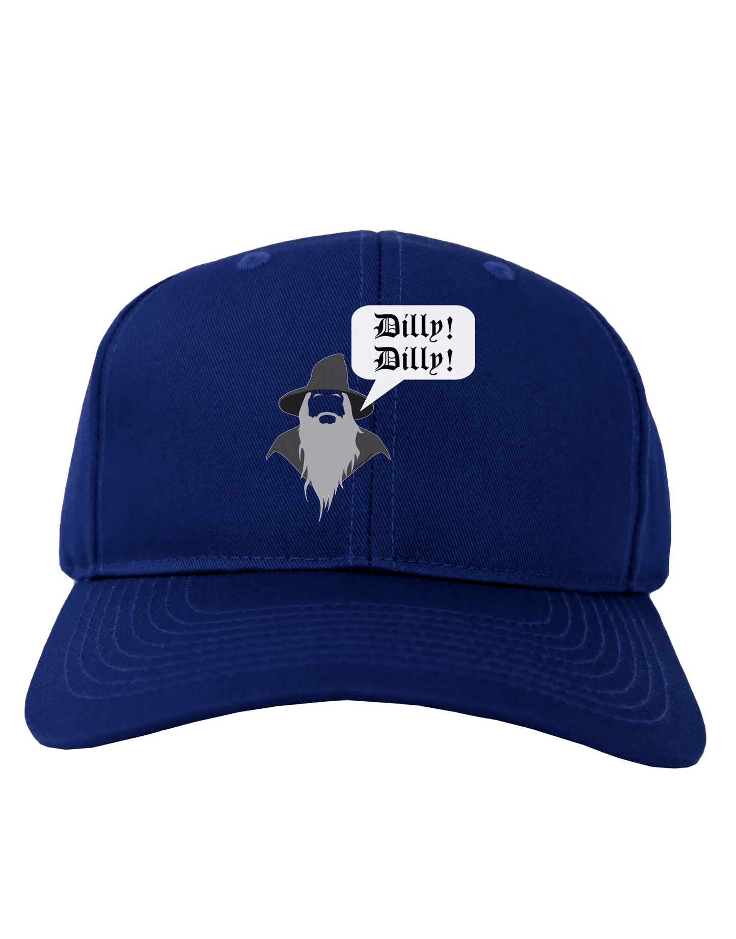 Wizard Dilly Dilly Adult Dark Baseball Cap Hat by TooLoud-Baseball Cap-TooLoud-Royal-Blue-One Size-Davson Sales