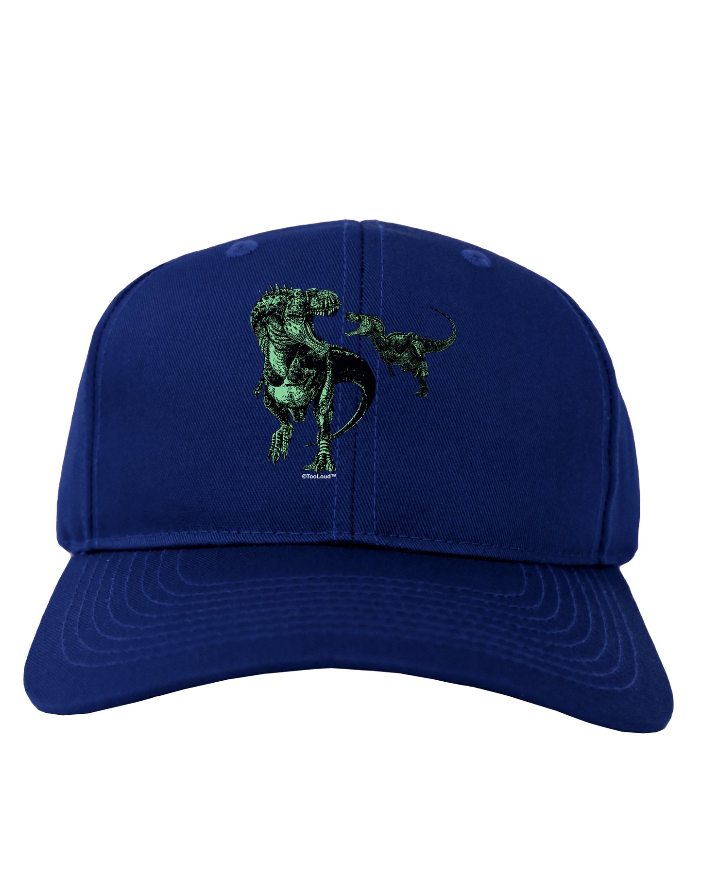 Jurassic Dinosaur Design 1 Adult Dark Baseball Cap Hat by TooLoud-Baseball Cap-TooLoud-Royal-Blue-One Size-Davson Sales
