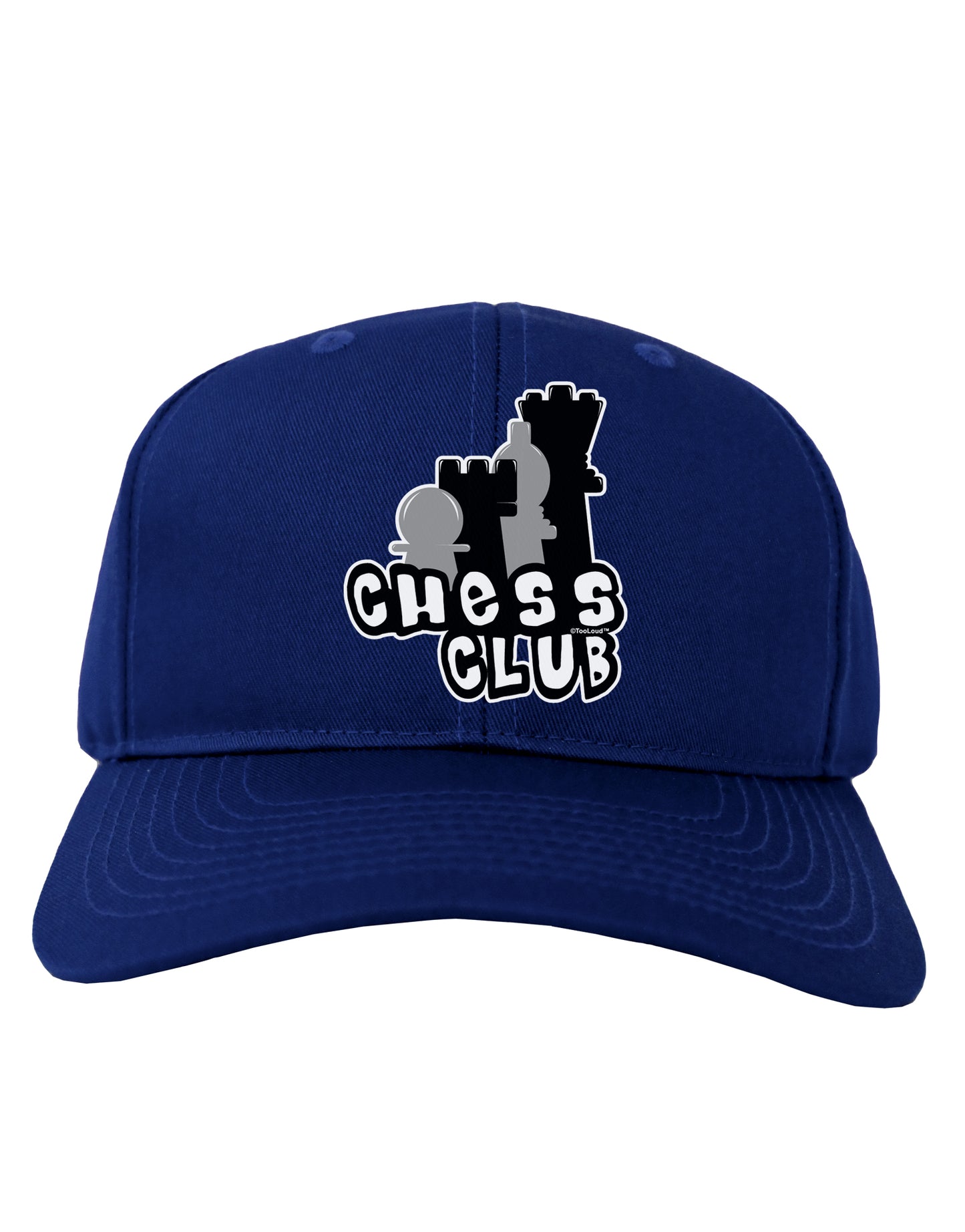 Chess Club Adult Dark Baseball Cap Hat by TooLoud-Baseball Cap-TooLoud-Royal-Blue-One Size-Davson Sales