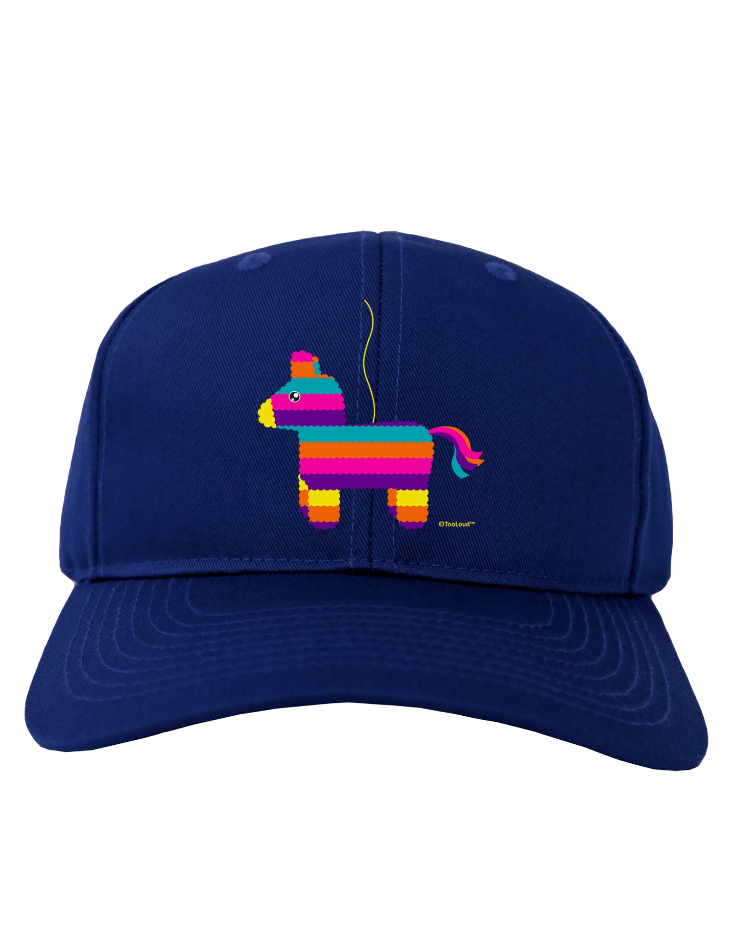 Colorful Hanging Pinata Design Adult Dark Baseball Cap Hat by TooLoud-Baseball Cap-TooLoud-Royal-Blue-One Size-Davson Sales
