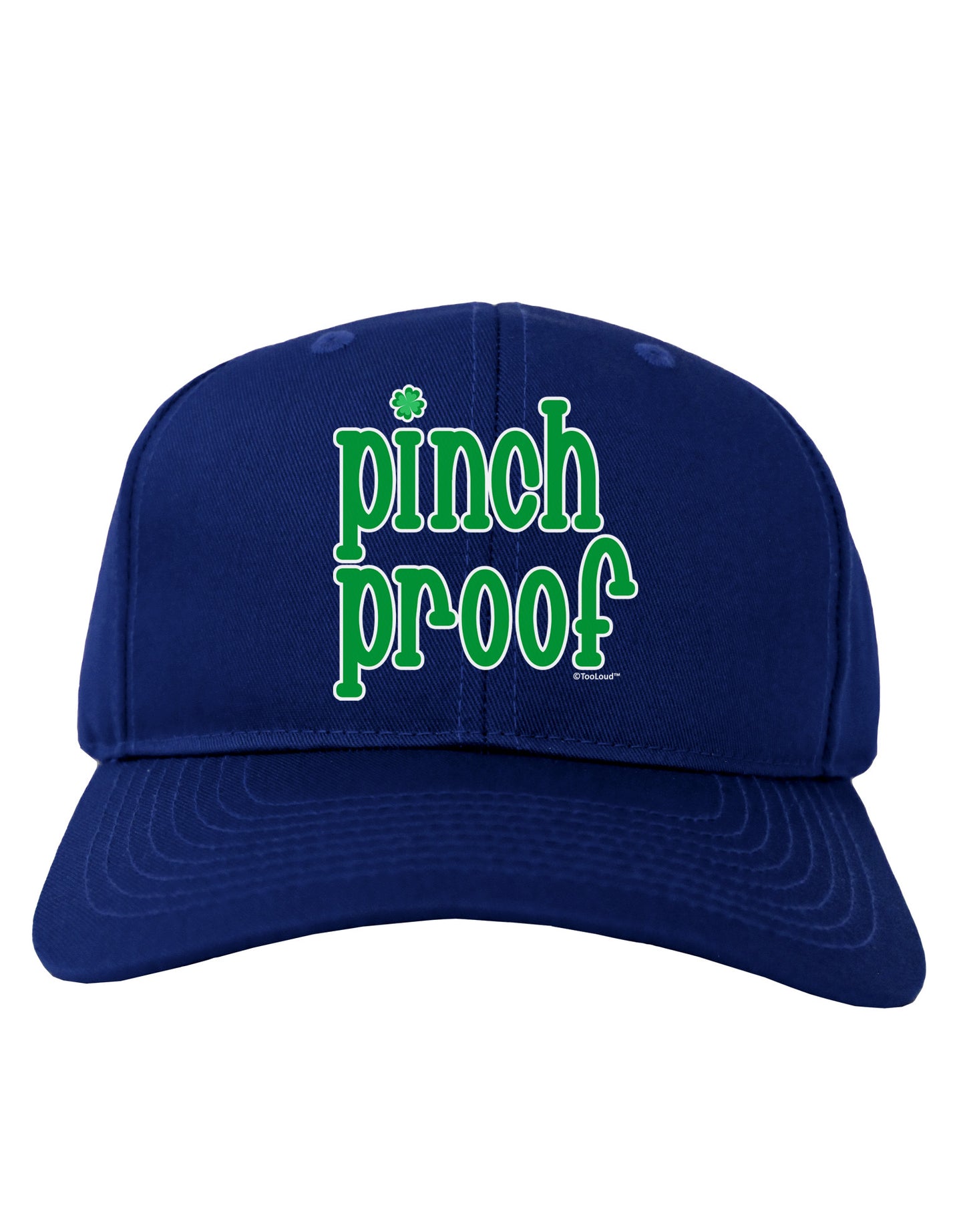 Pinch Proof - St. Patrick's Day Adult Dark Baseball Cap Hat by TooLoud-Baseball Cap-TooLoud-Royal-Blue-One Size-Davson Sales